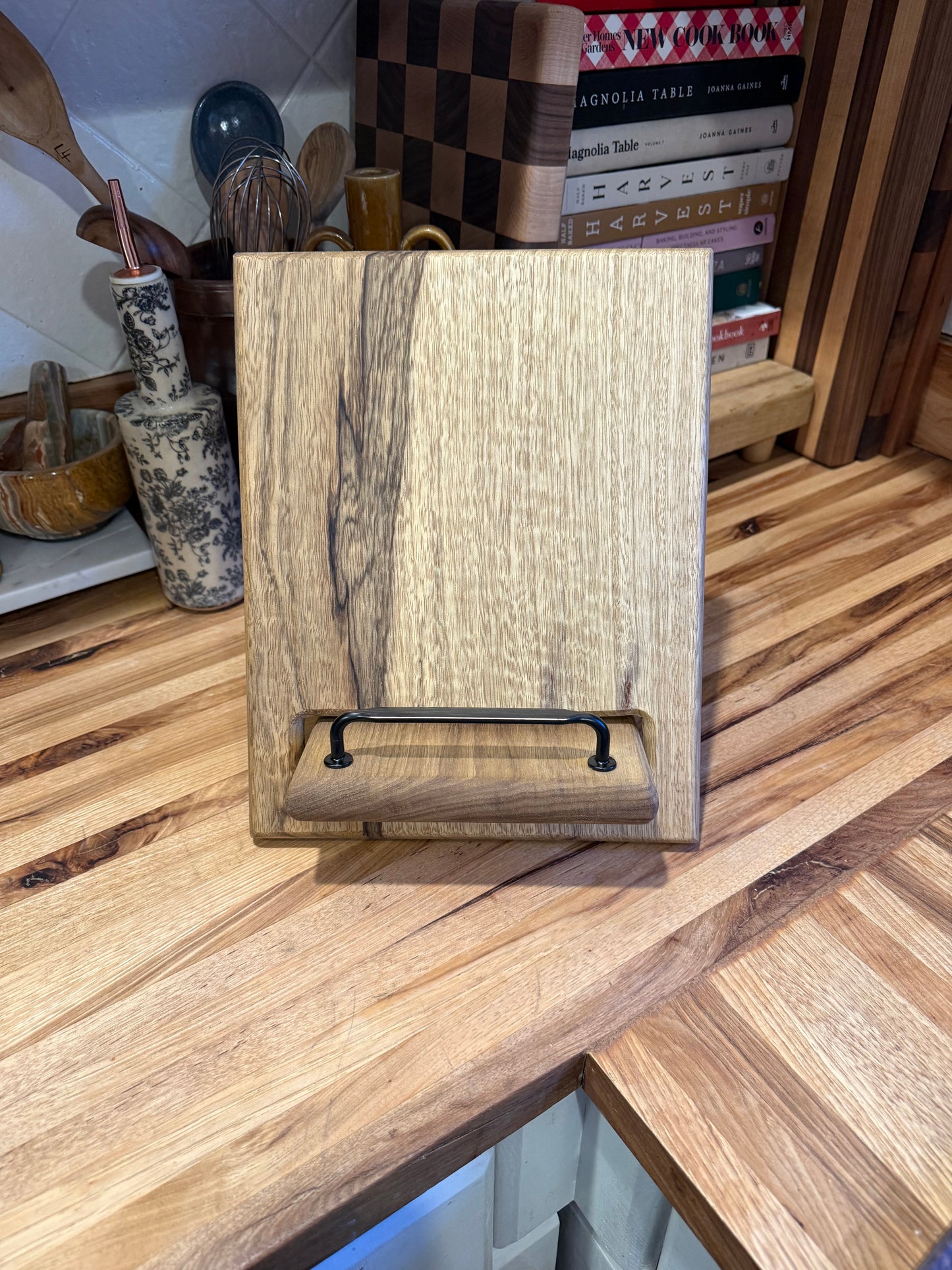 Black Limba Cookbook Holder