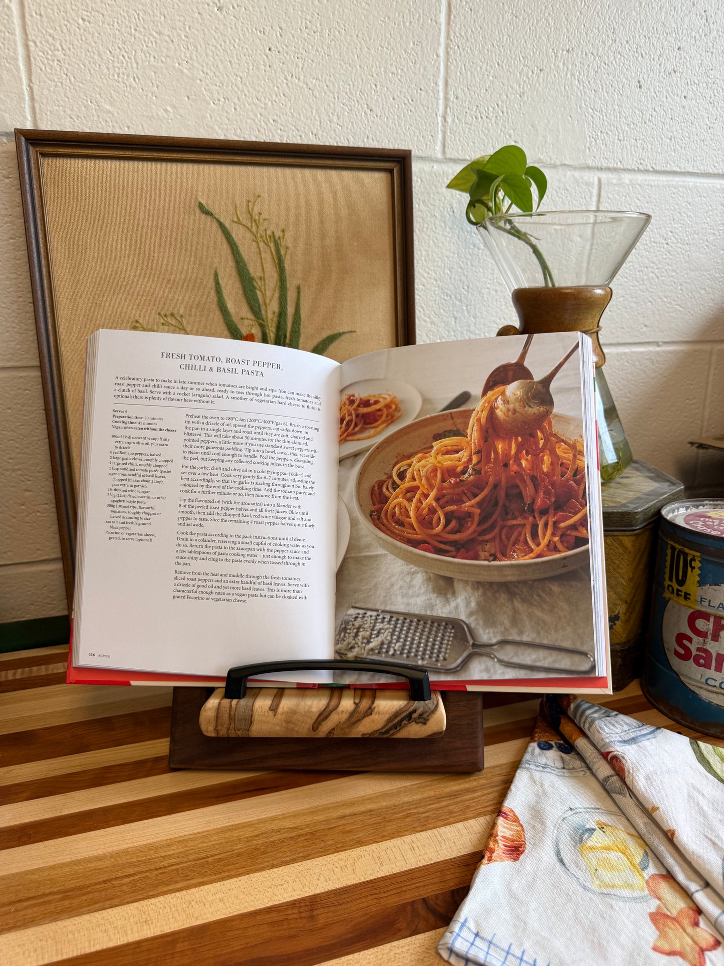 Cookbook Holder - Walnut & Ambrosia Maple