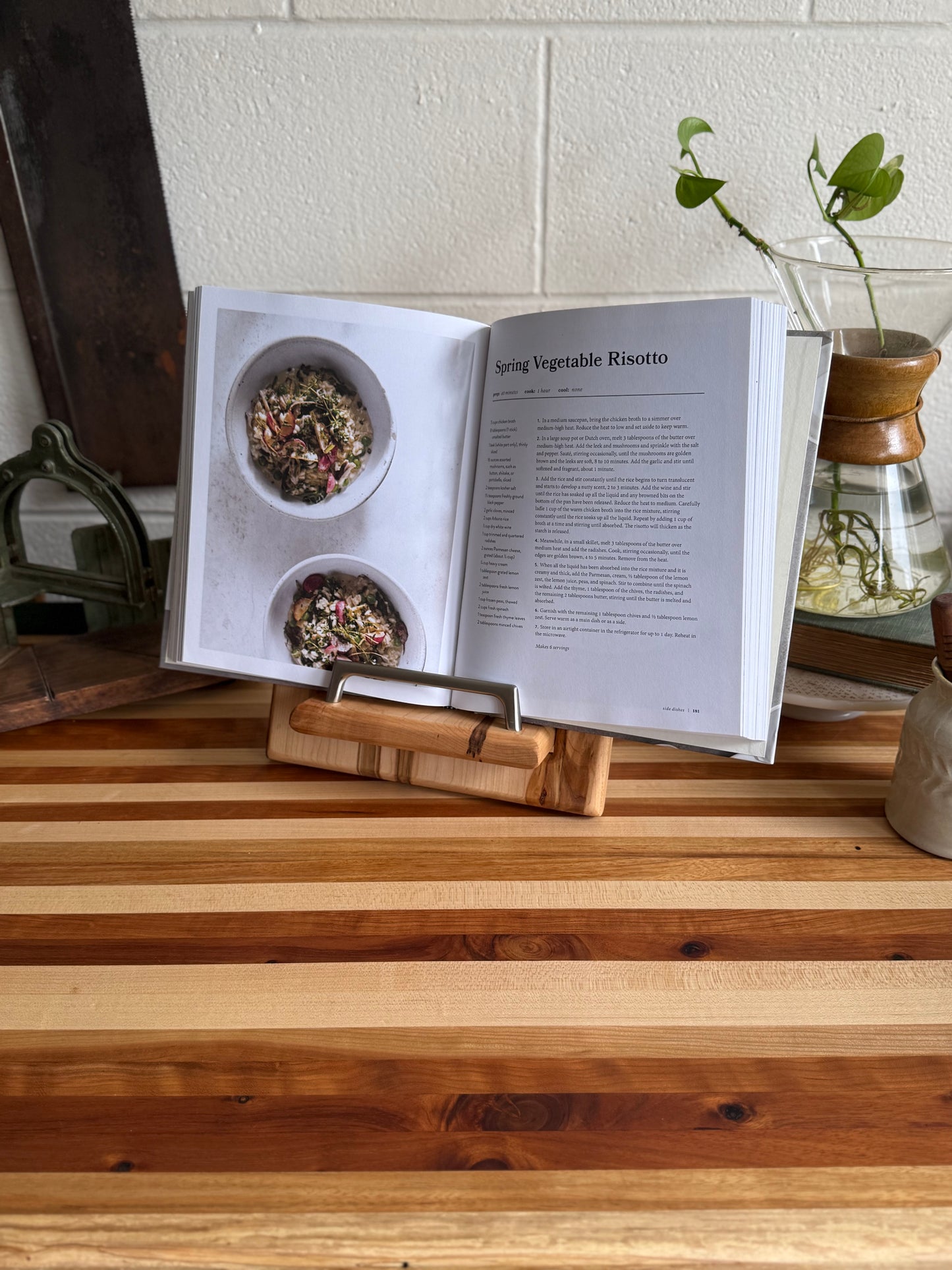 Cookbook Holder - Maple Tap