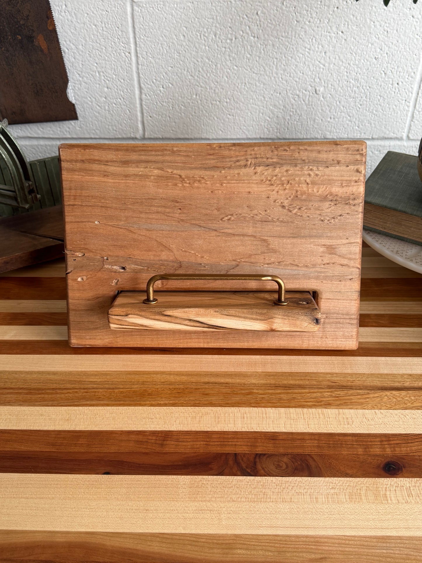Cookbook Holder - Birdseye Maple