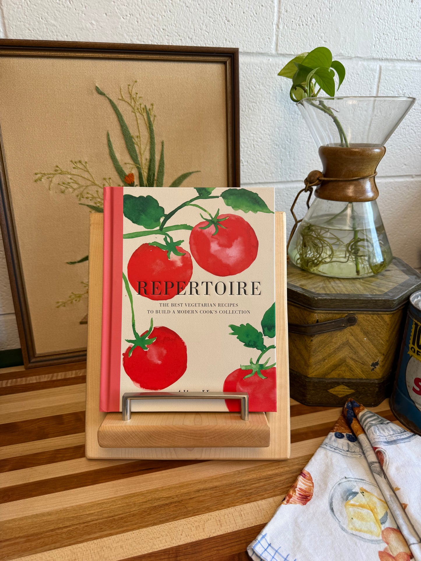 Cookbook Holder - Maple