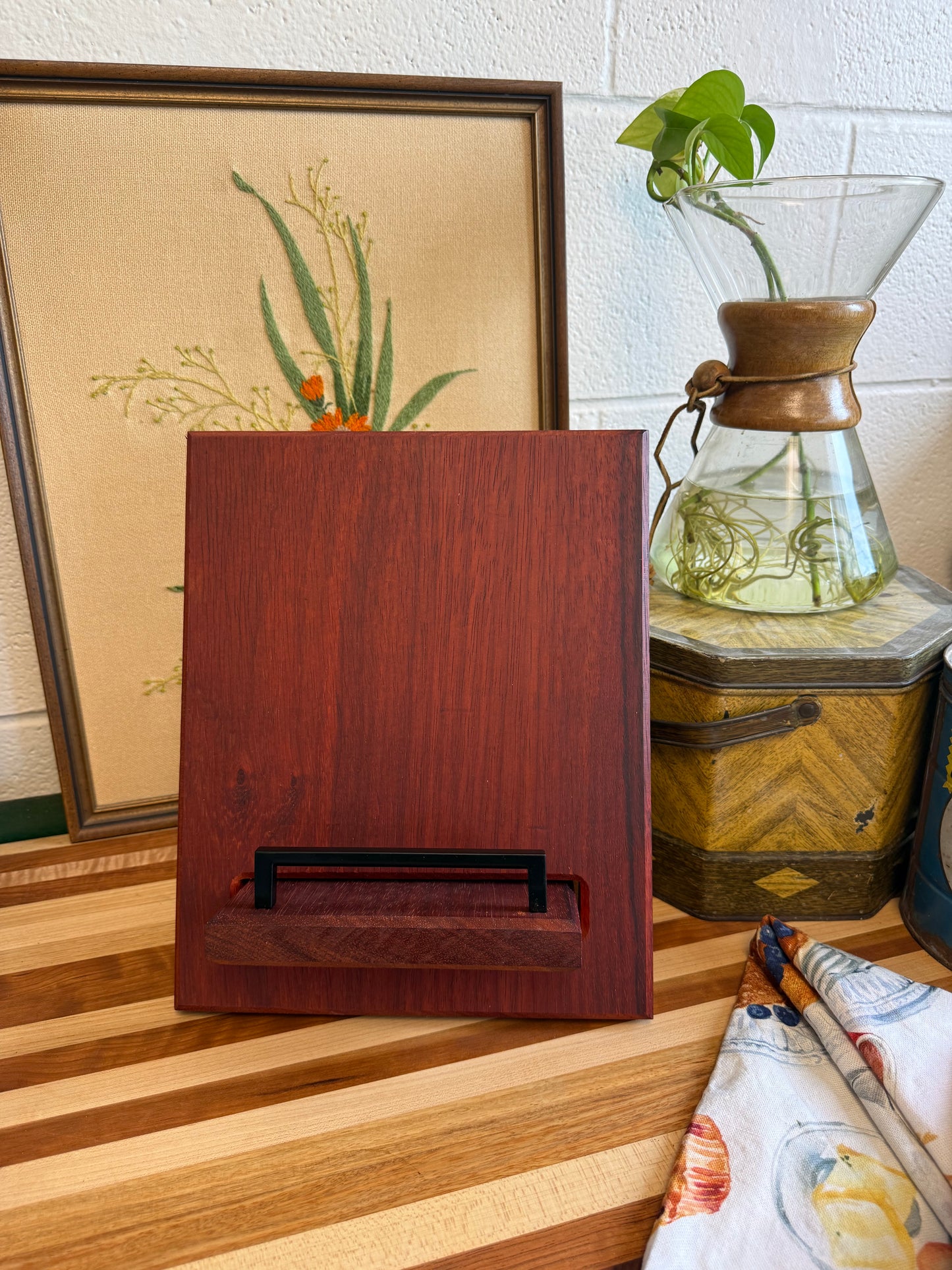 Cookbook Holder - Bloodwood