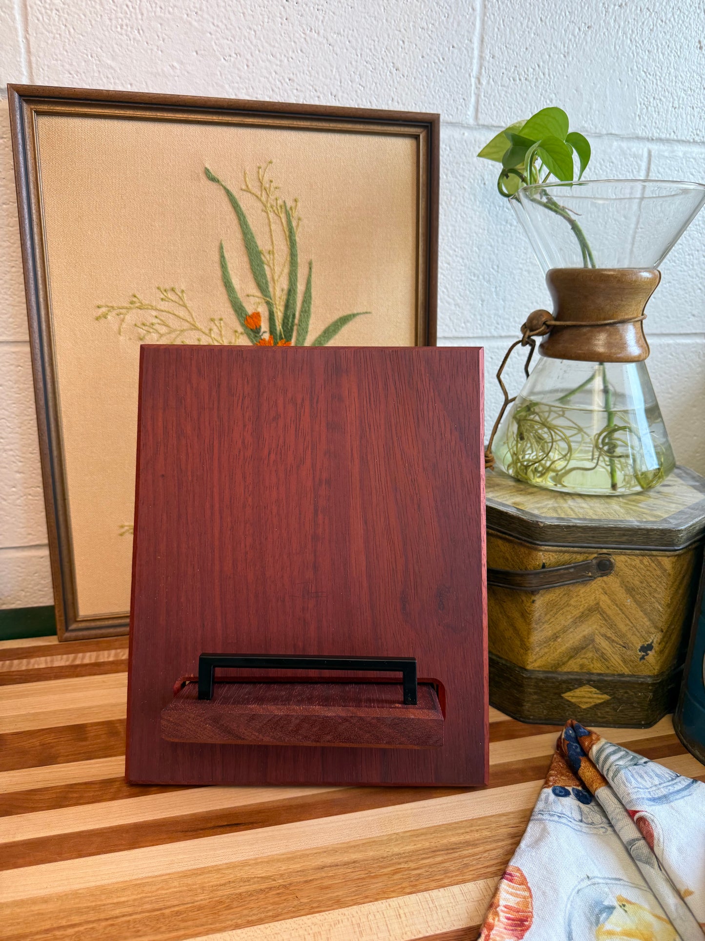 Cookbook Holder - Bloodwood