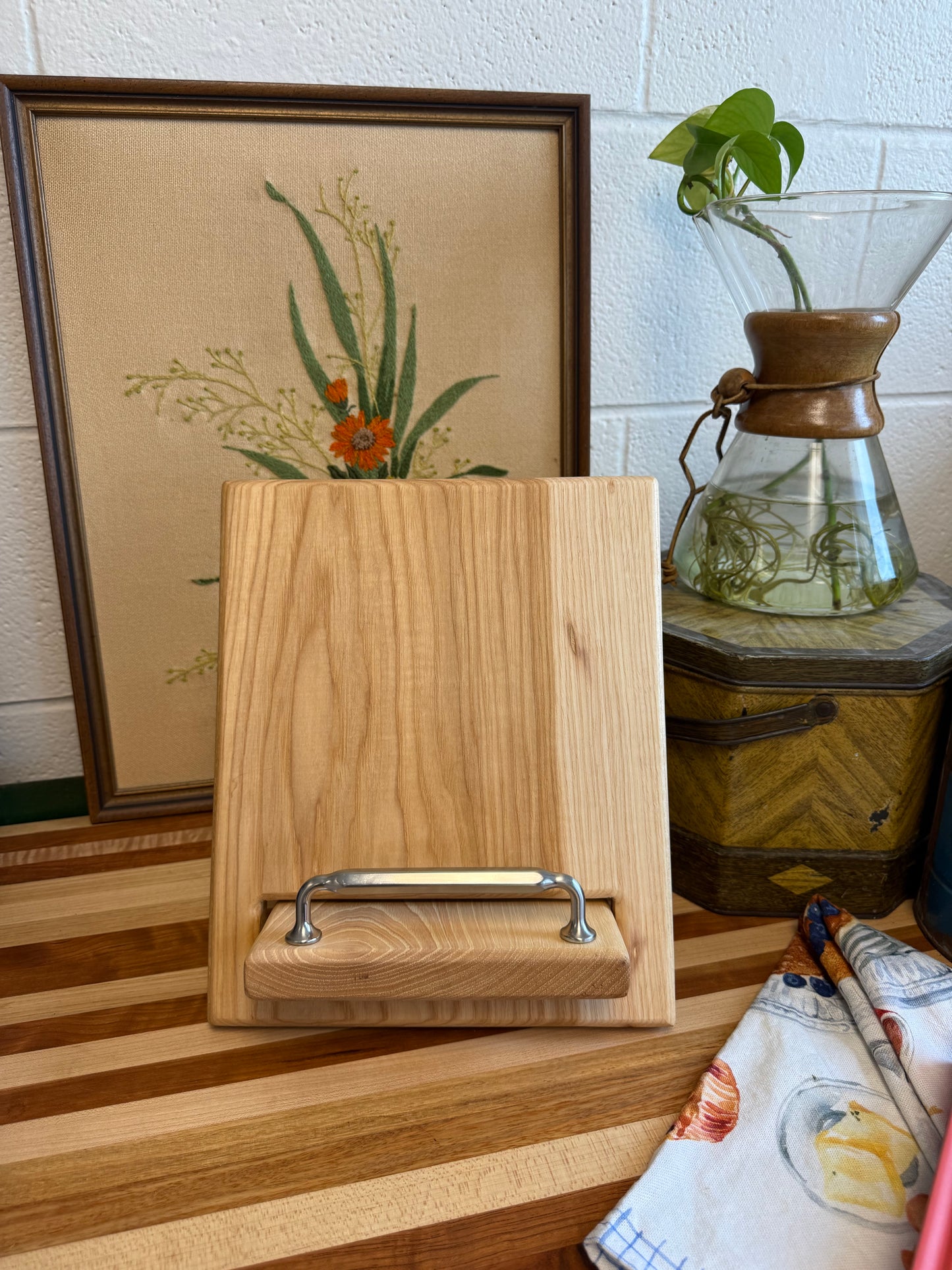 Cookbook Holder - Hickory