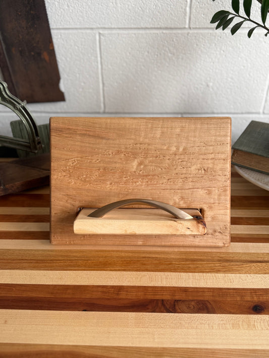 Cookbook Holder - Birdseye Maple
