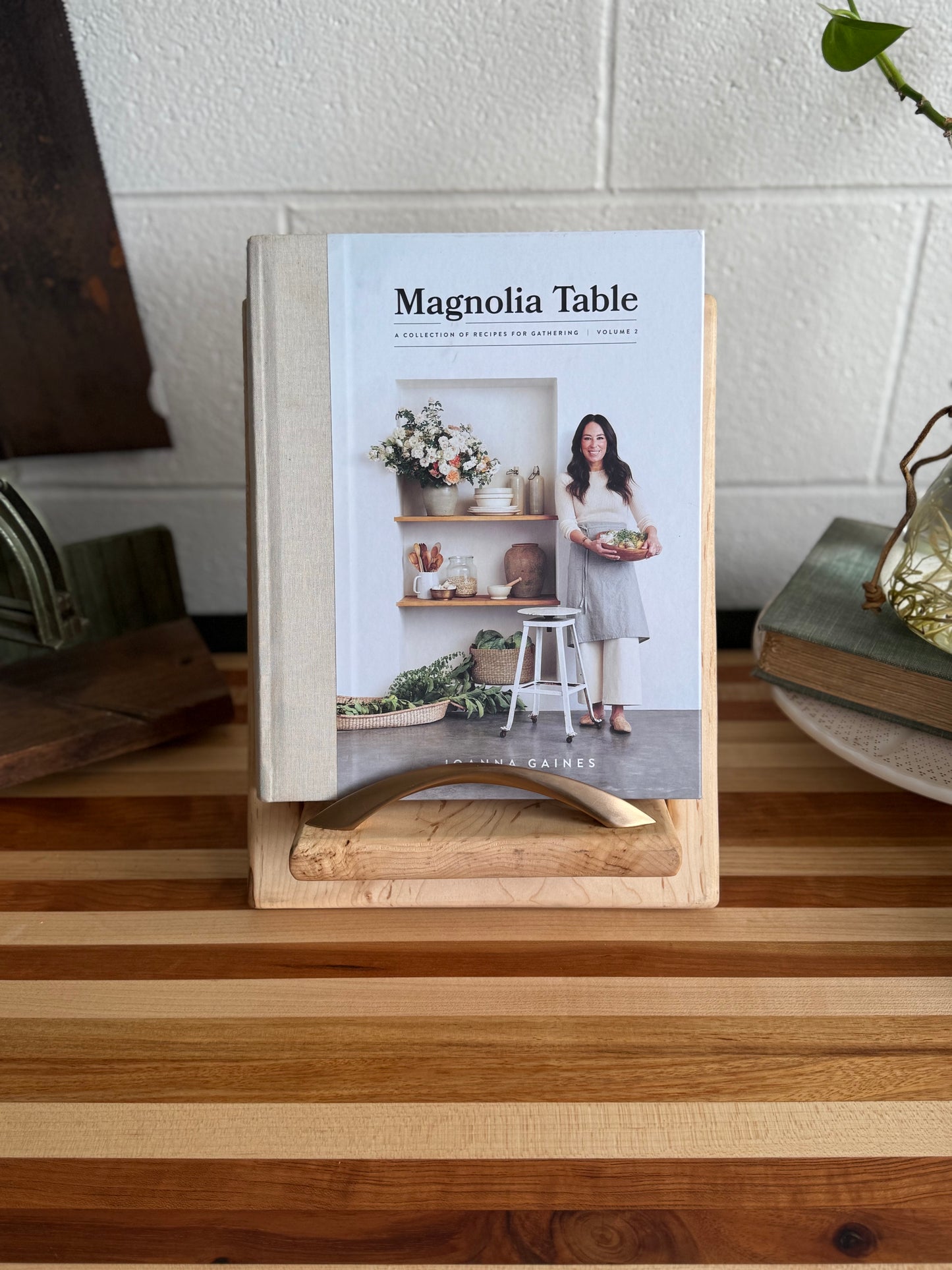 Cookbook Holder - Figured Maple