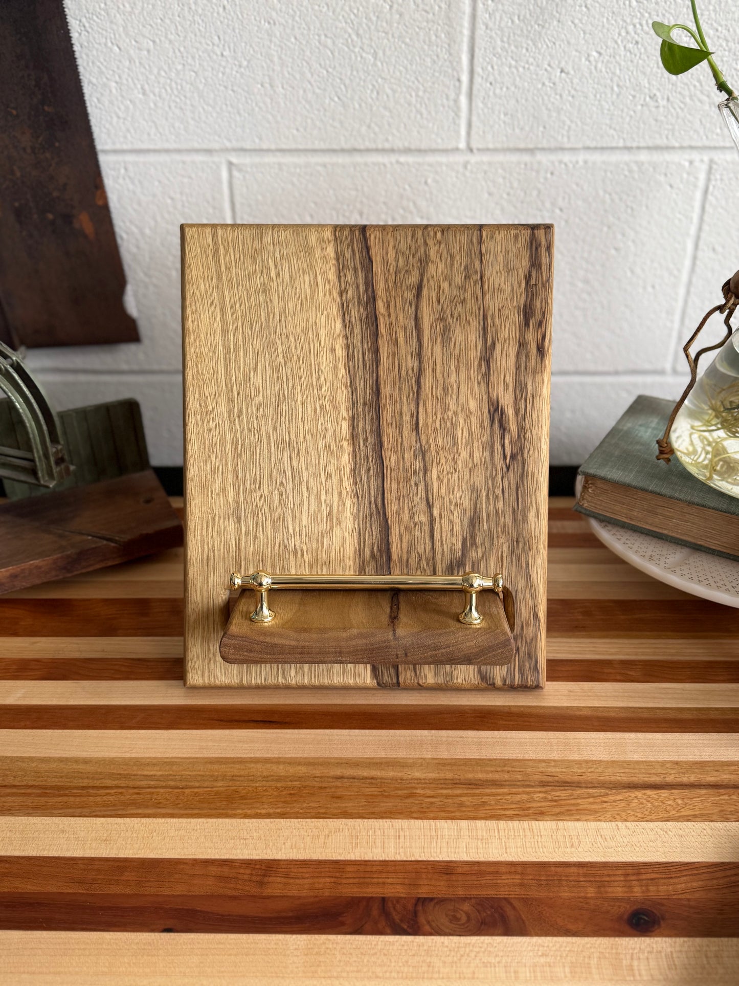 Cookbook Holder - Black Limba