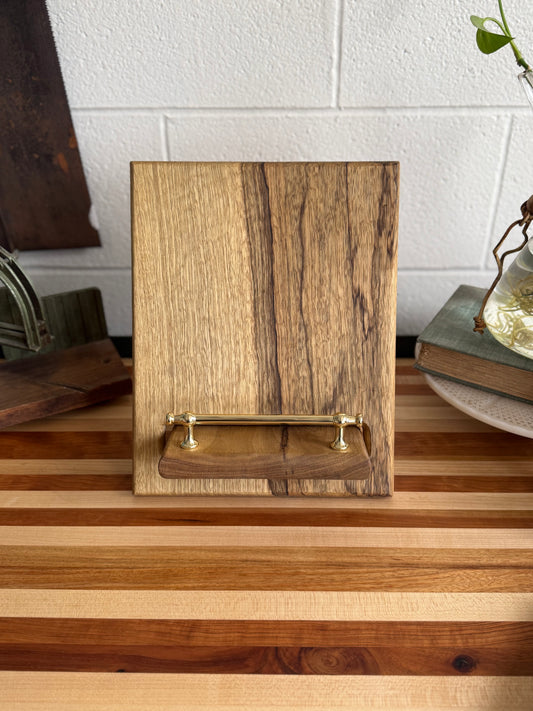 Cookbook Holder - Black Limba