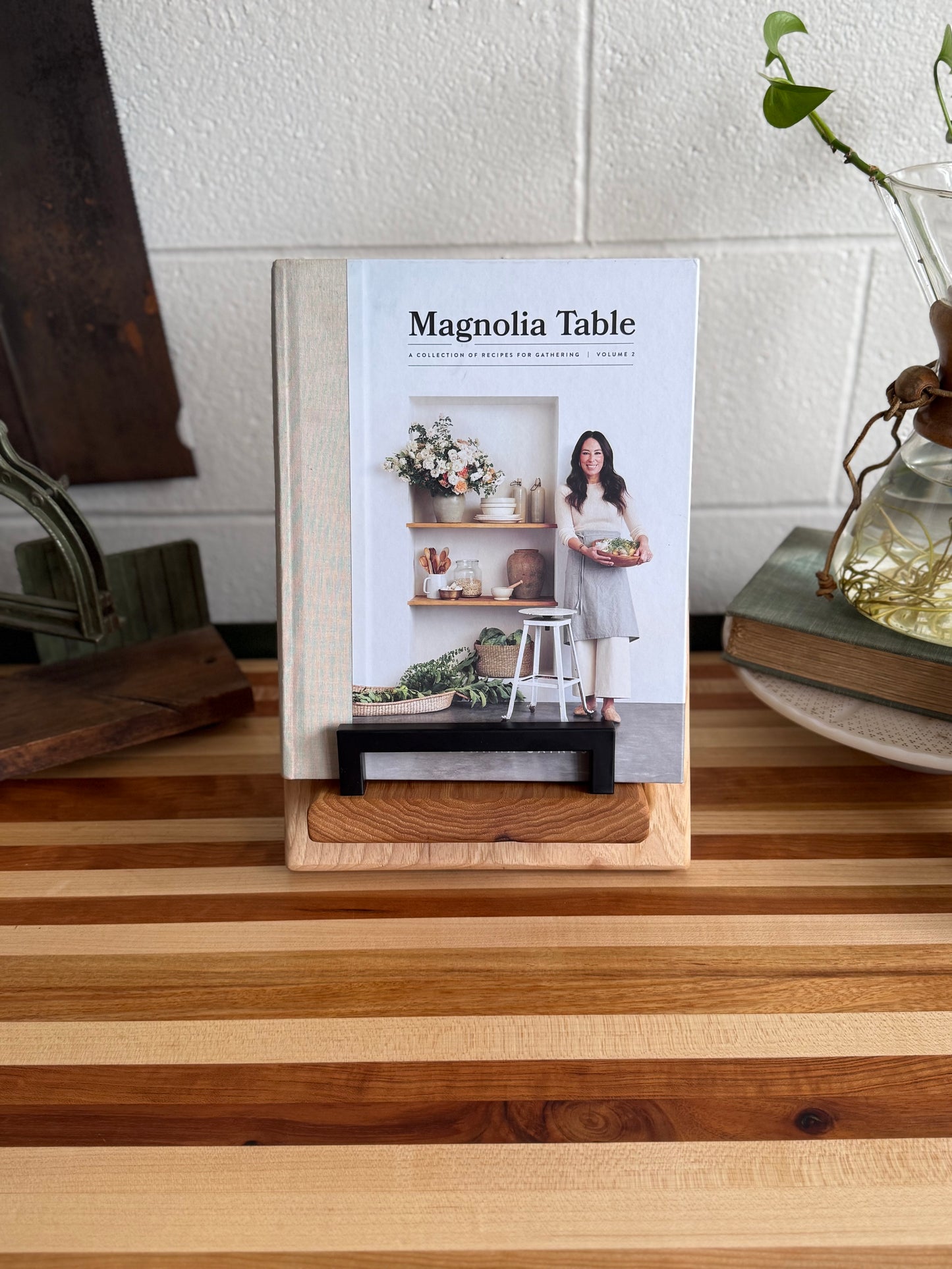 Cookbook Holder - Spalted Hickory
