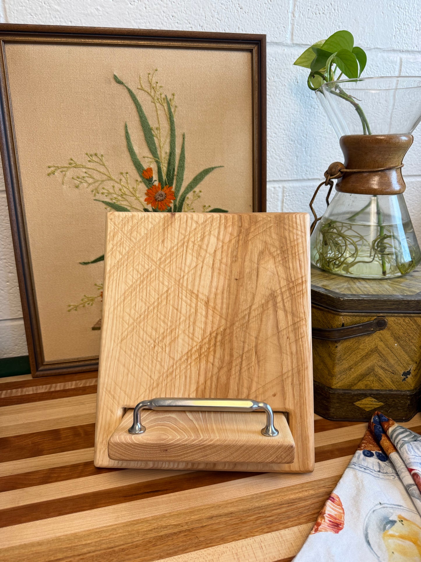 Cookbook Holder - Hickory