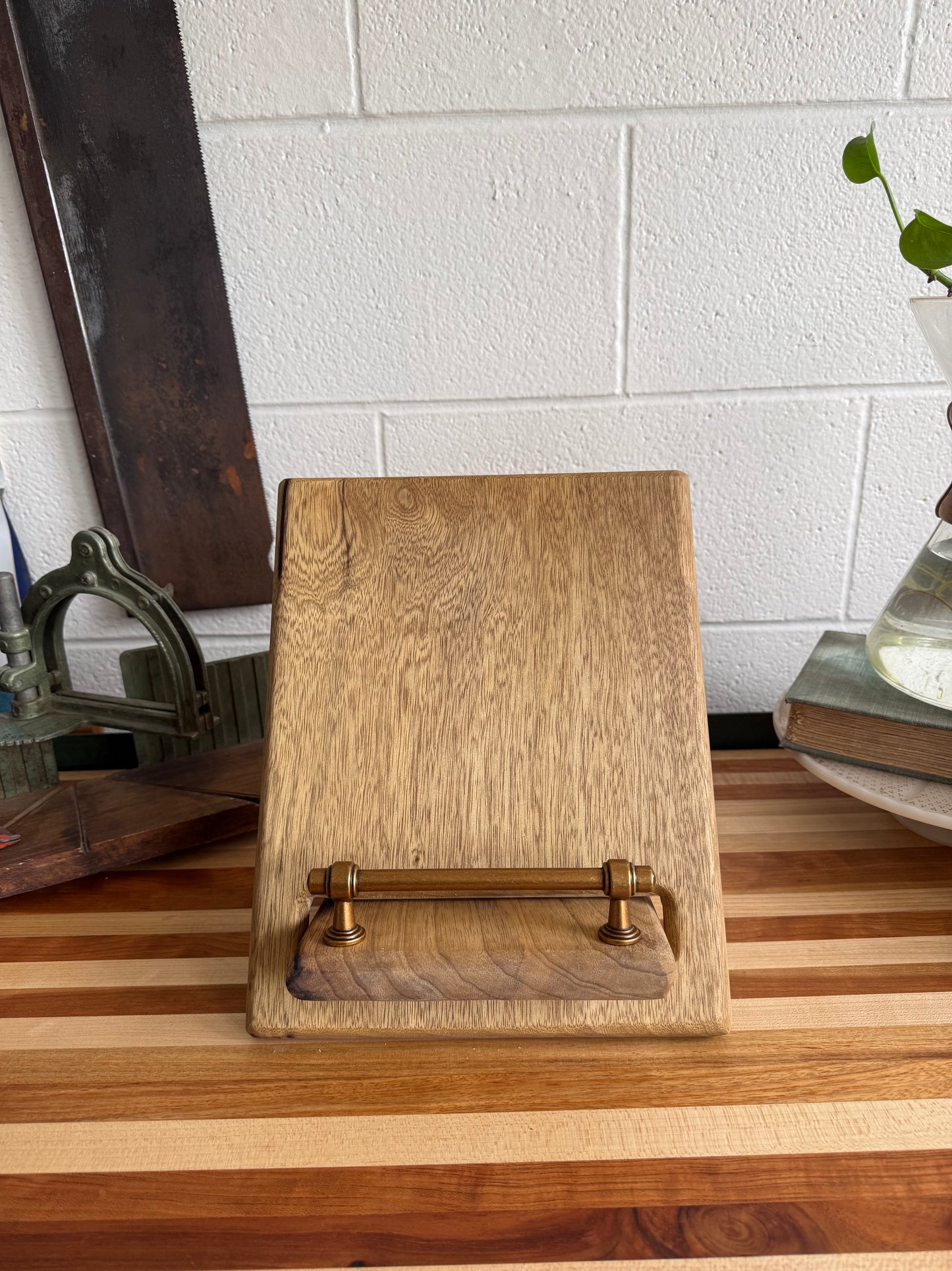 Cookbook Holder - Black Limba