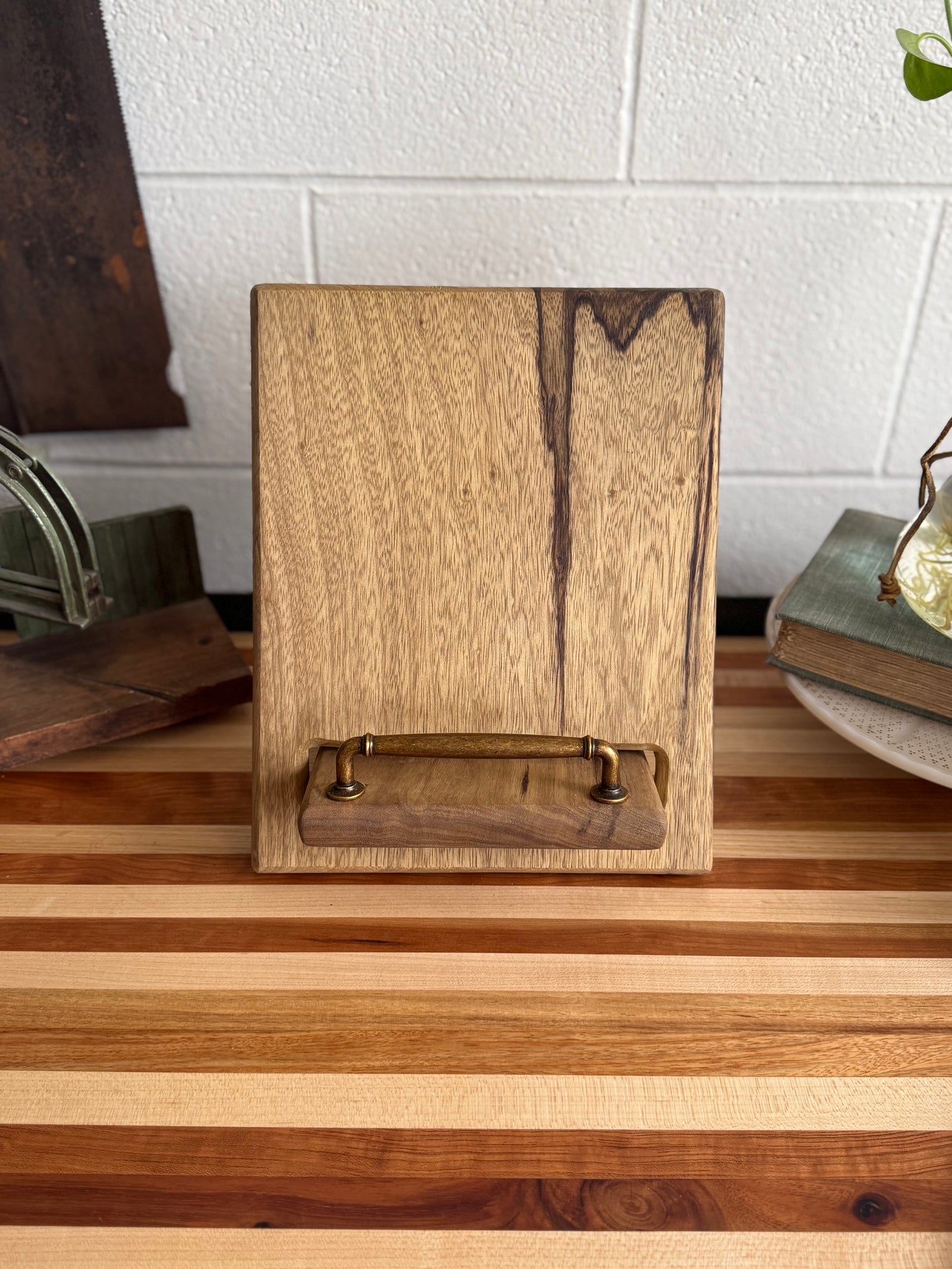 Cookbook Holder - Black Limba