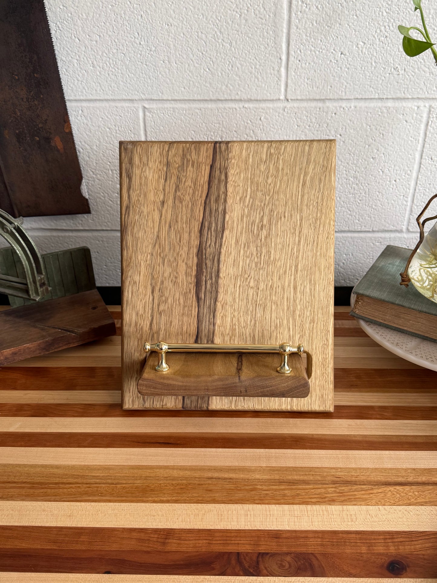 Cookbook Holder - Black Limba