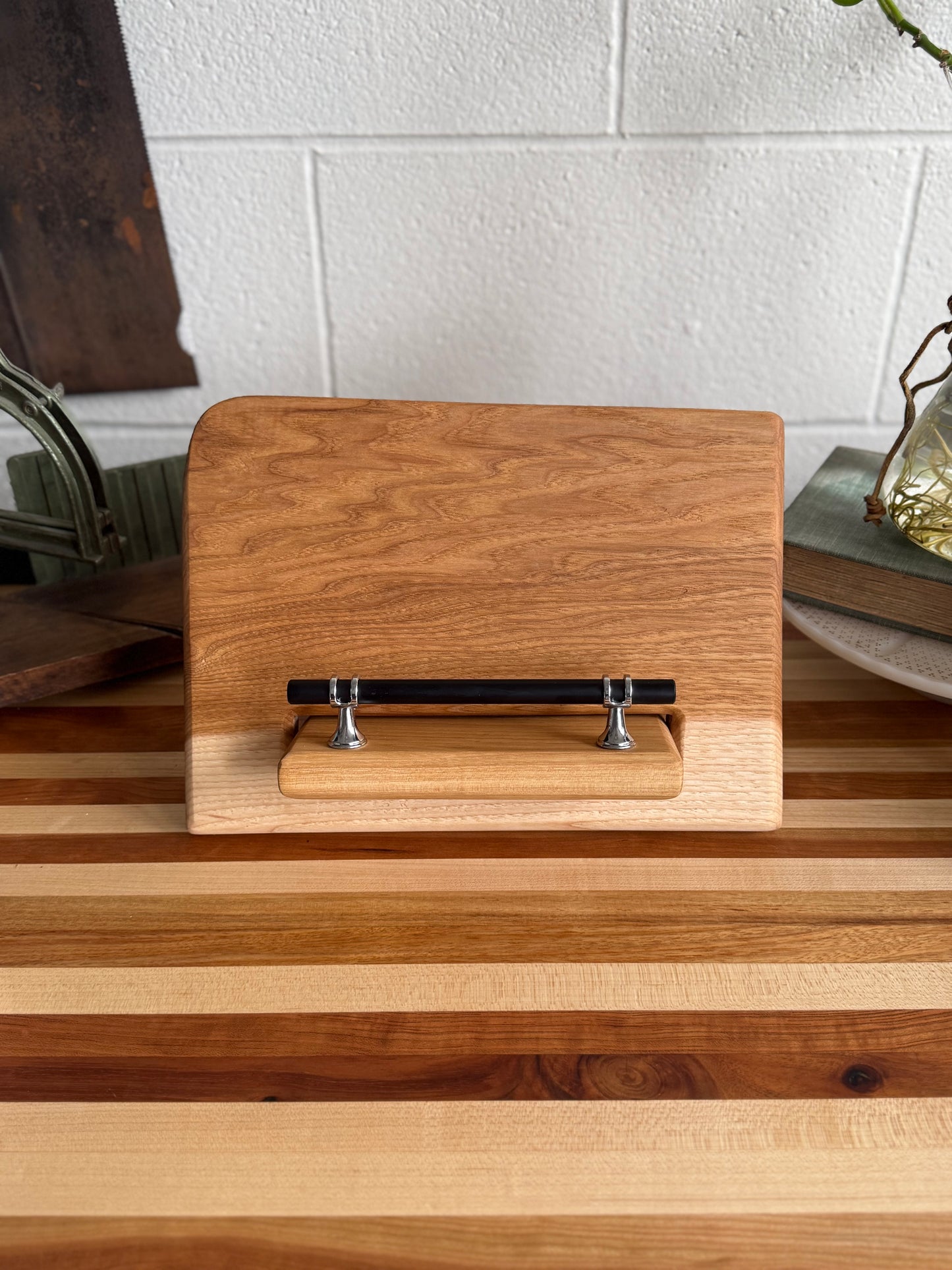 Cookbook Holder - Hickory
