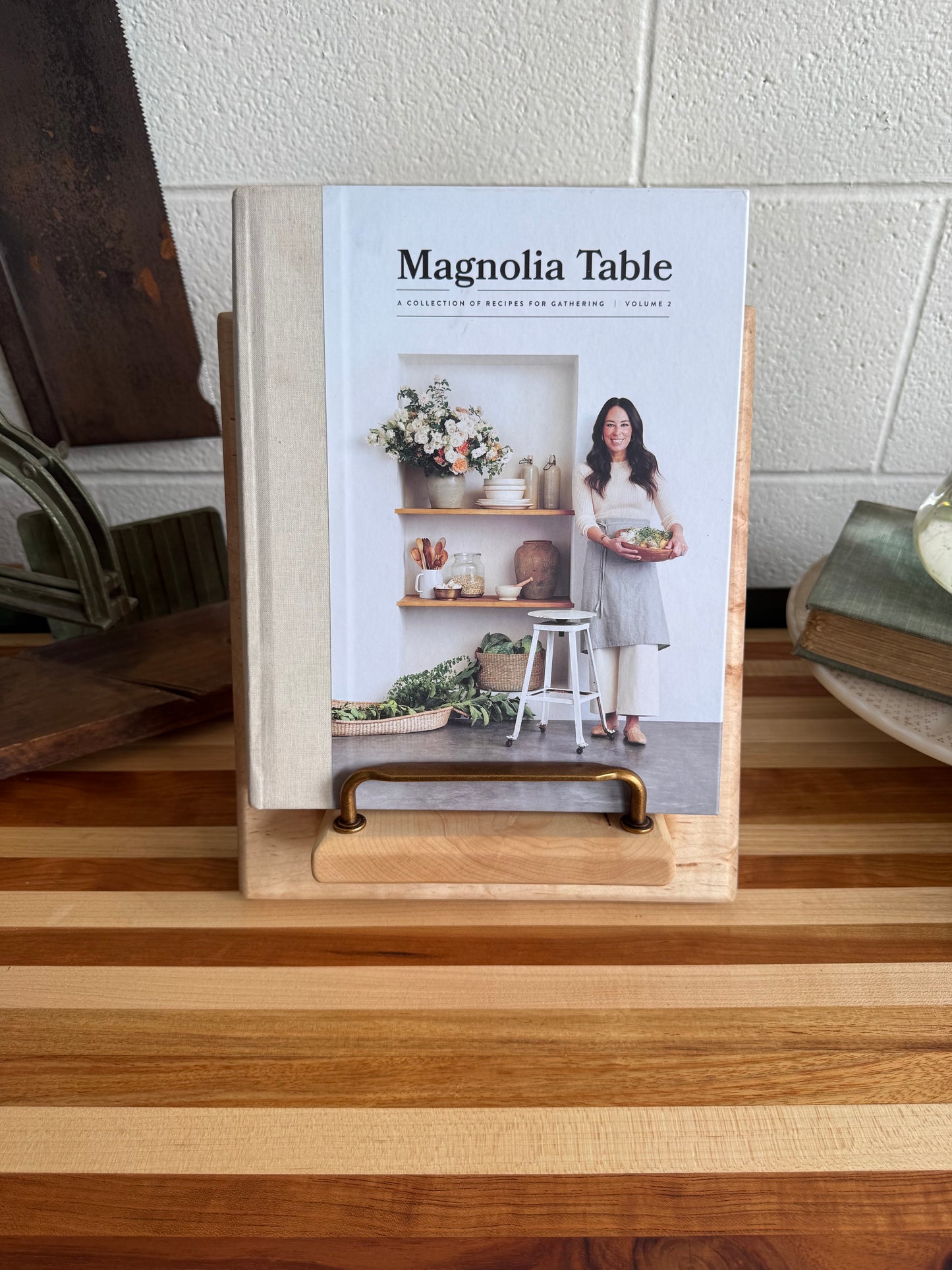Cookbook Holder - Figured Maple