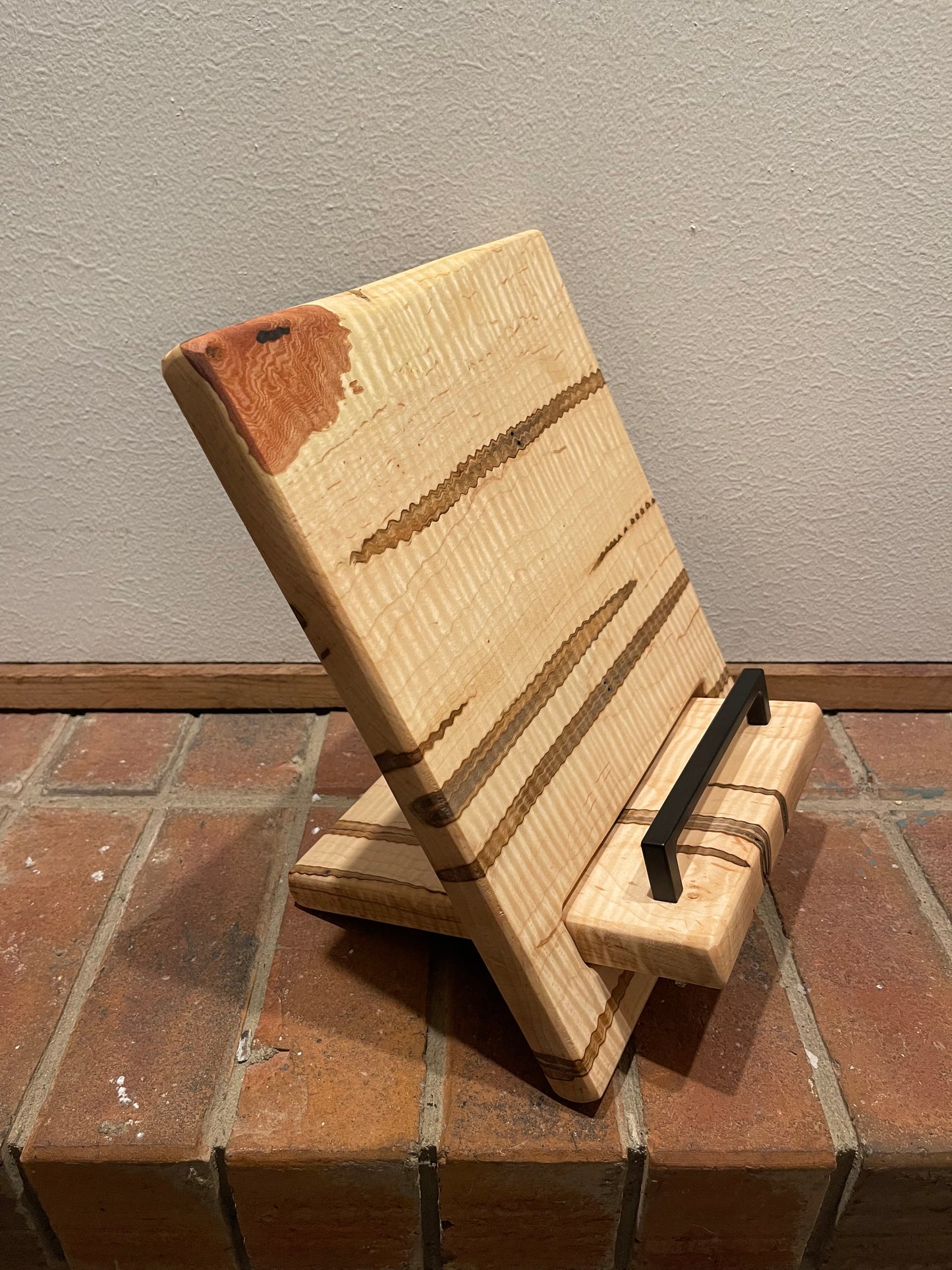 Cookbook Holder - Curly Ambrosia Maple