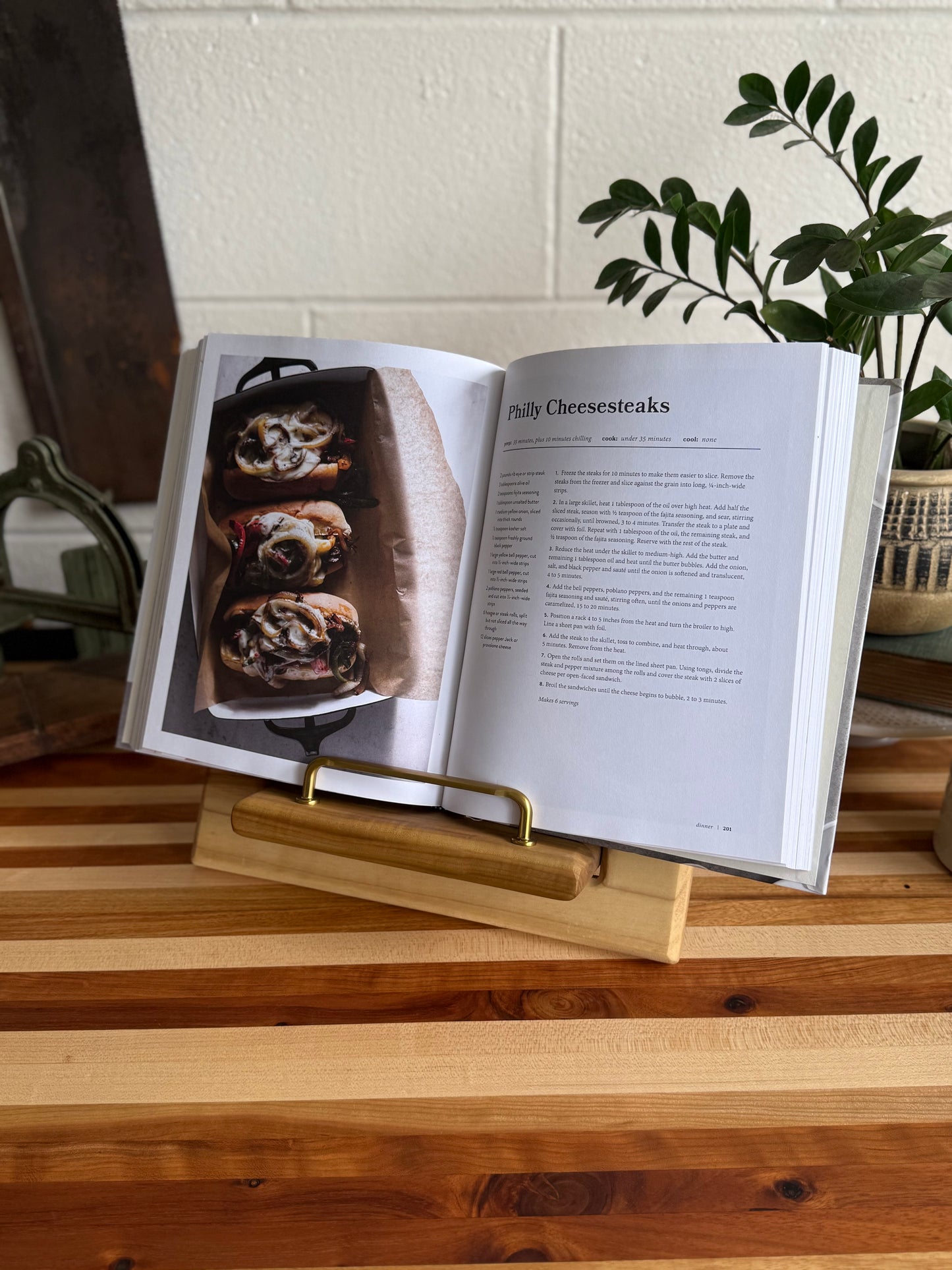 Cookbook Holder - Rainbow Poplar