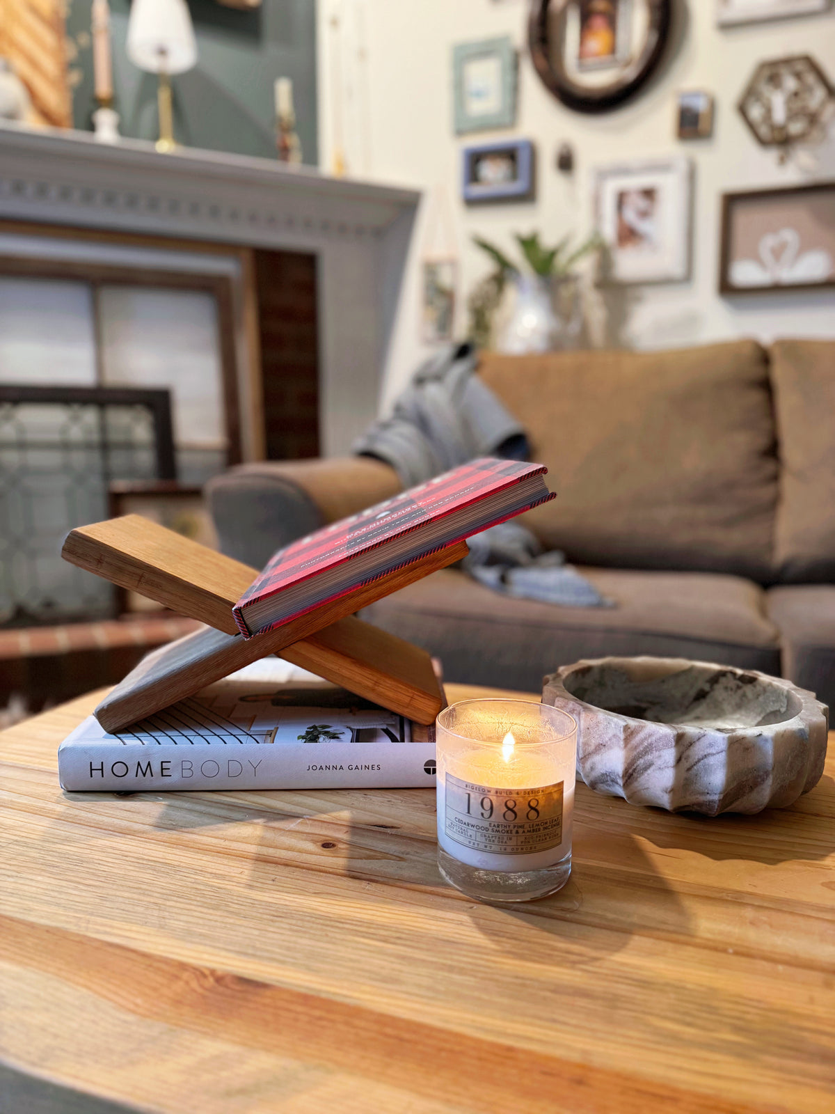 Coffee Table Book Holder