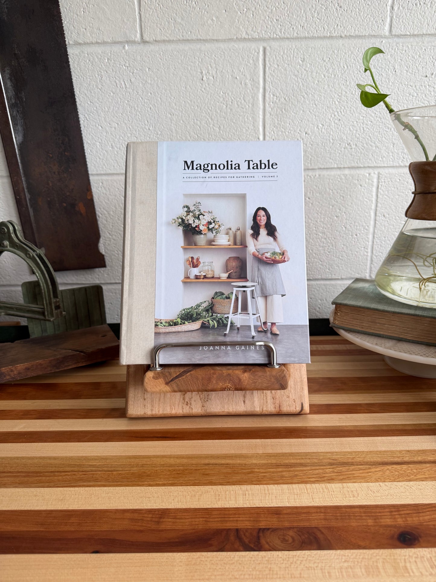 Cookbook Holder - Birdseye Maple