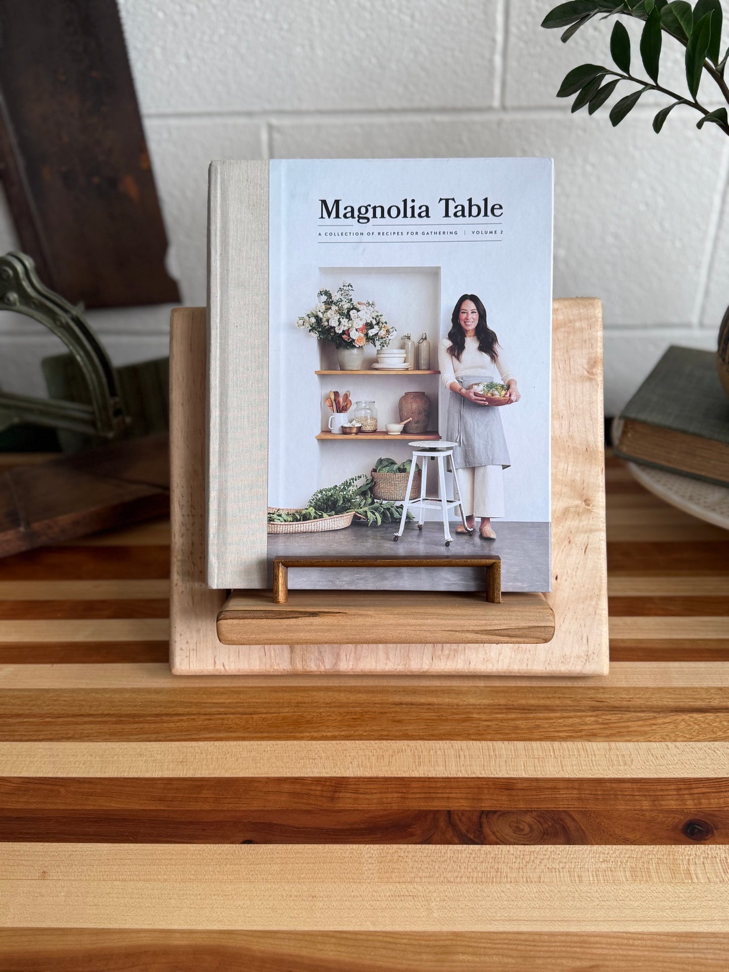 Cookbook Holder - Figured Maple