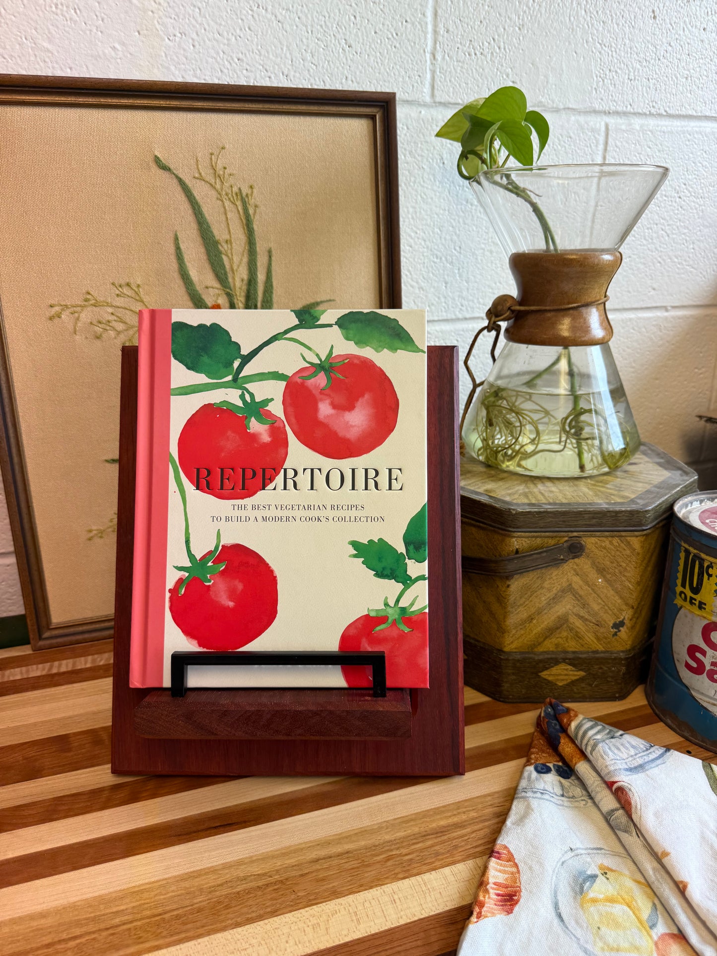 Cookbook Holder - Bloodwood