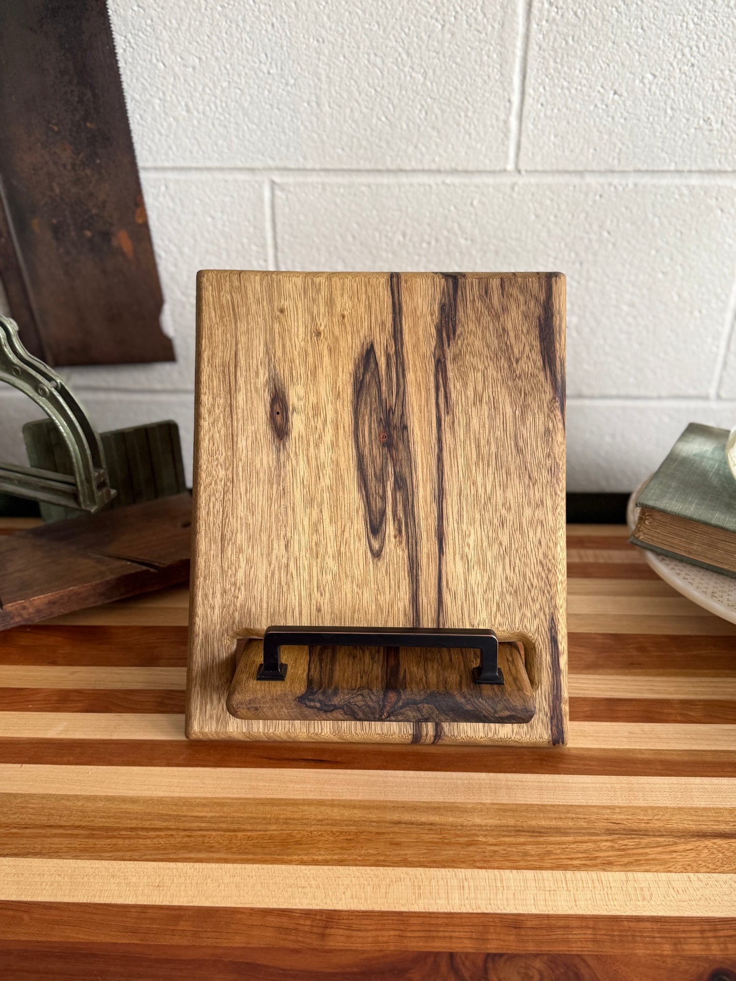 Cookbook Holder - Black Limba