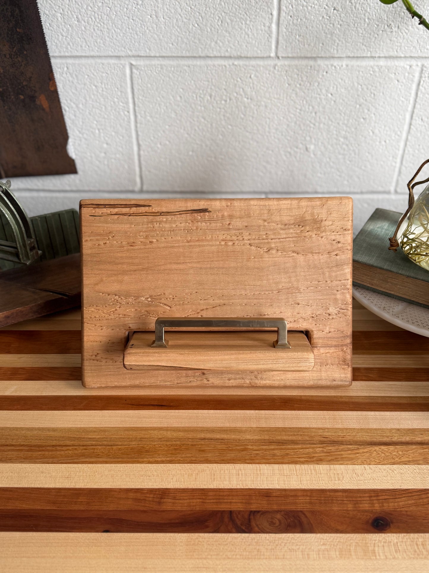 Cookbook Holder - Birdseye Maple