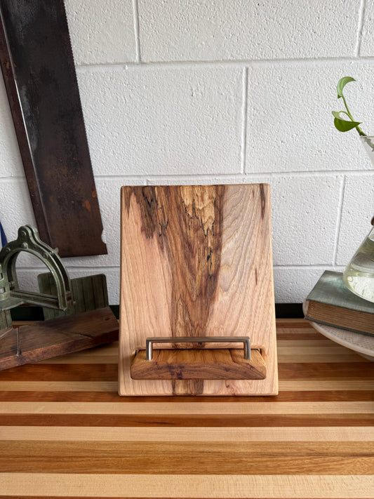 Cookbook Holder - Spalted Hickory
