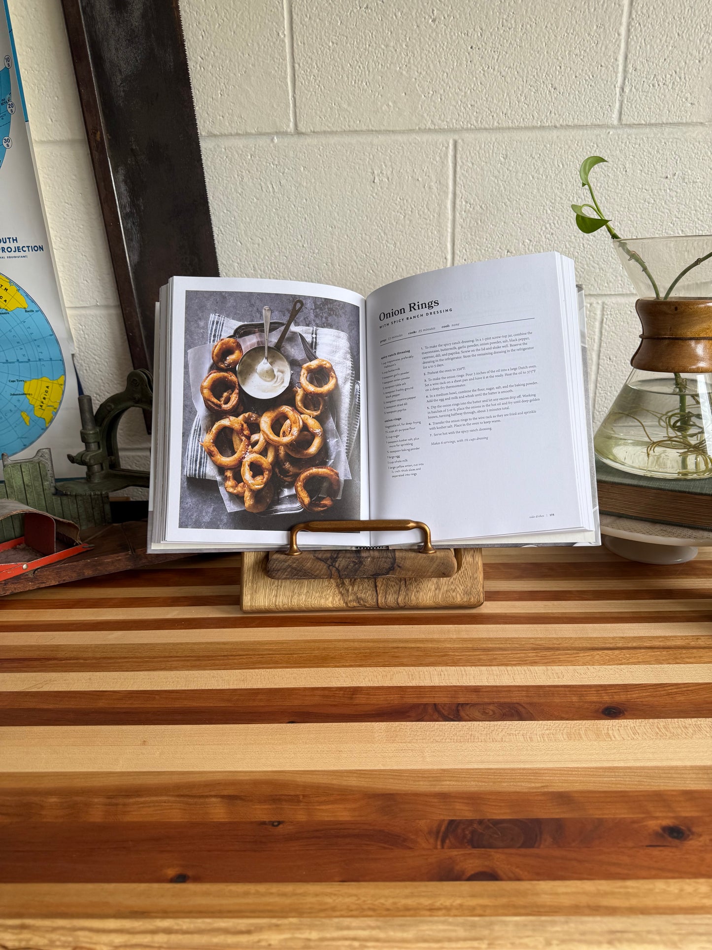 Cookbook Holder - Black Limba
