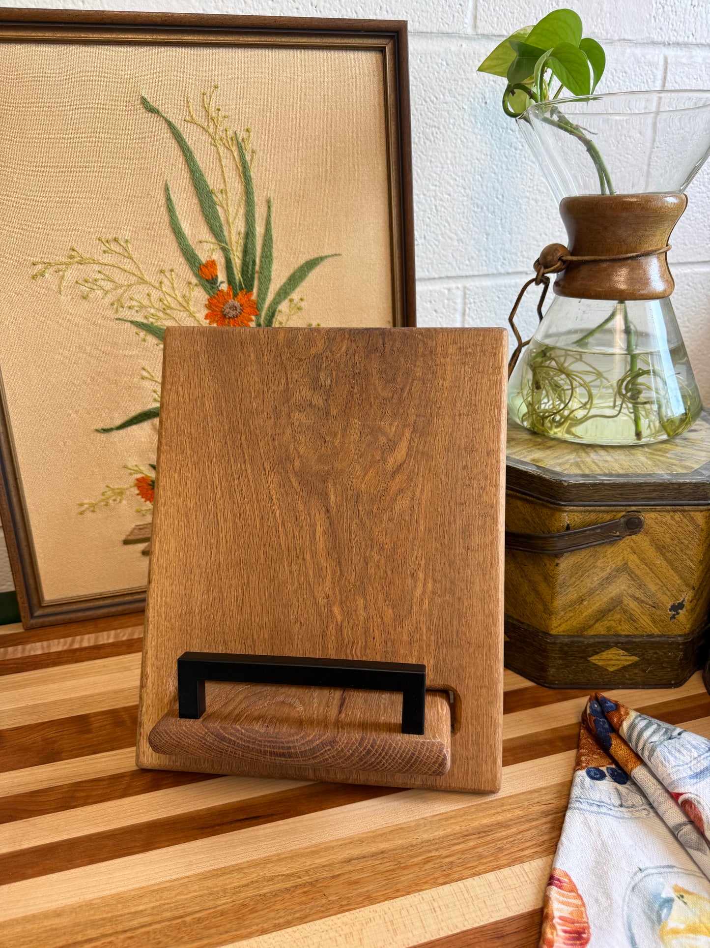 Cookbook Holder - White Oak