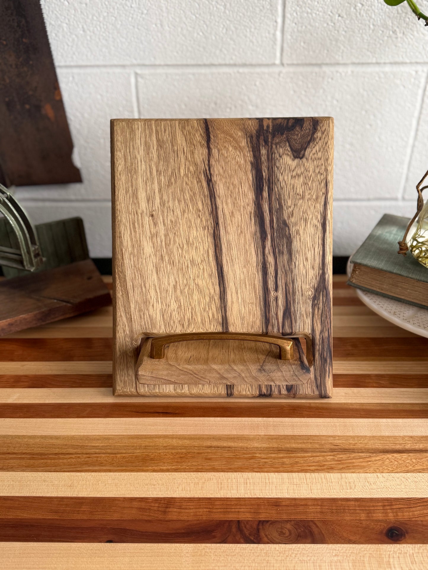 Cookbook Holder - Black Limba