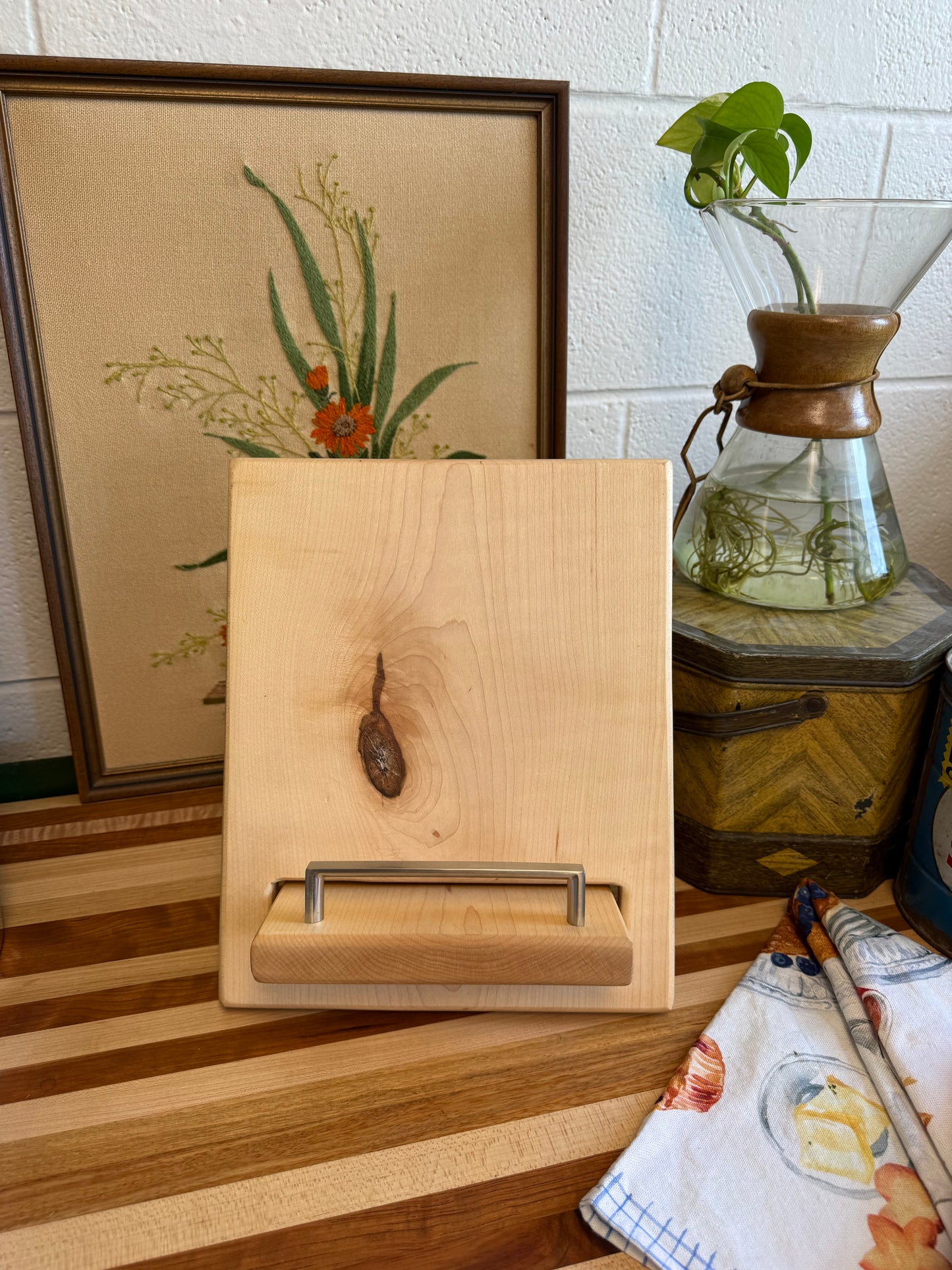 Cookbook Holder - Maple
