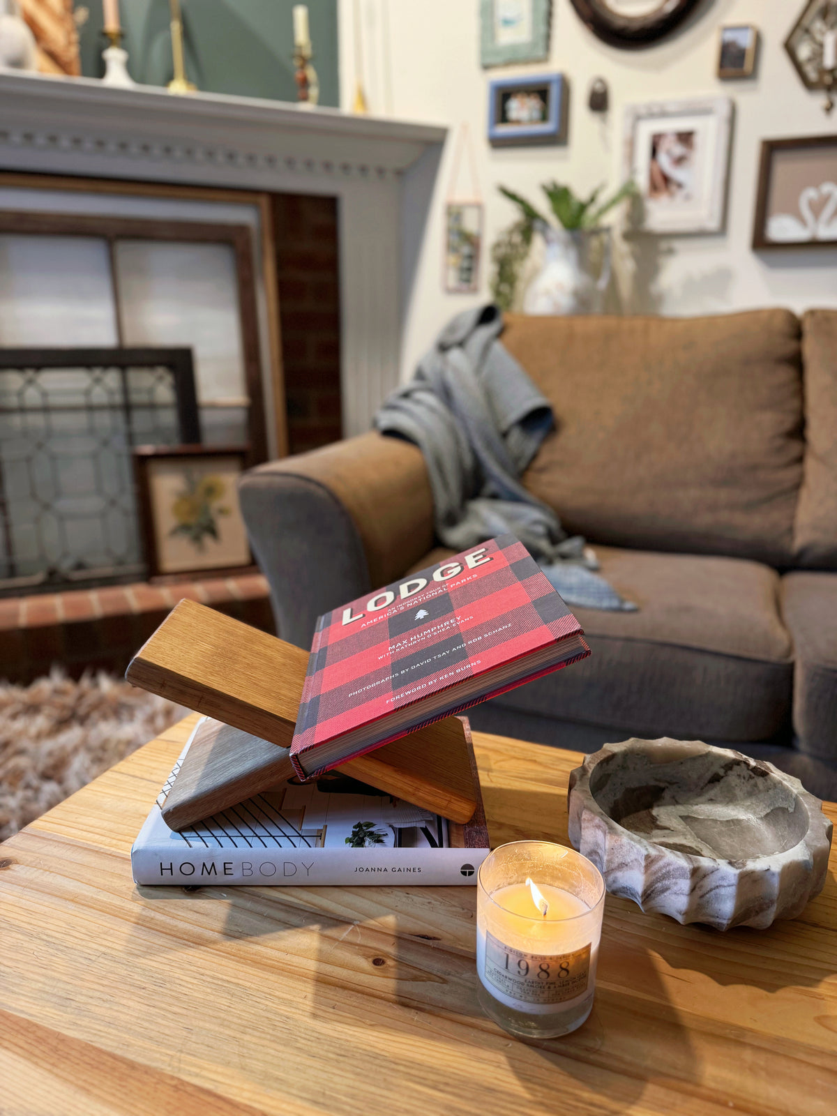 Coffee Table Book Holder