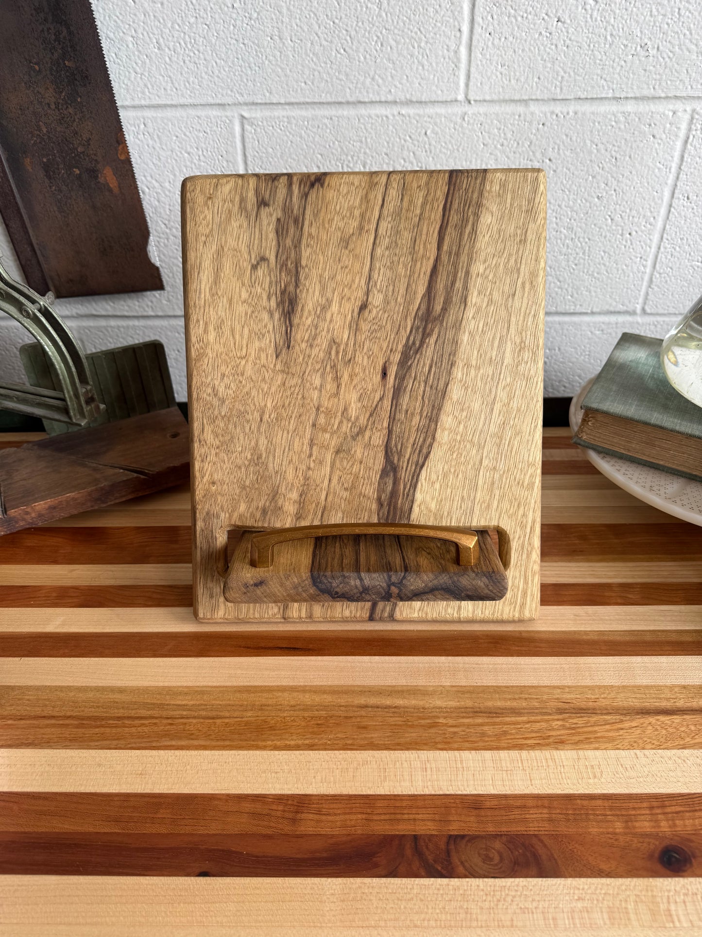 Cookbook Holder - Black Limba