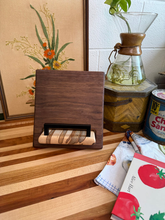 Cookbook Holder - Walnut & Ambrosia Maple