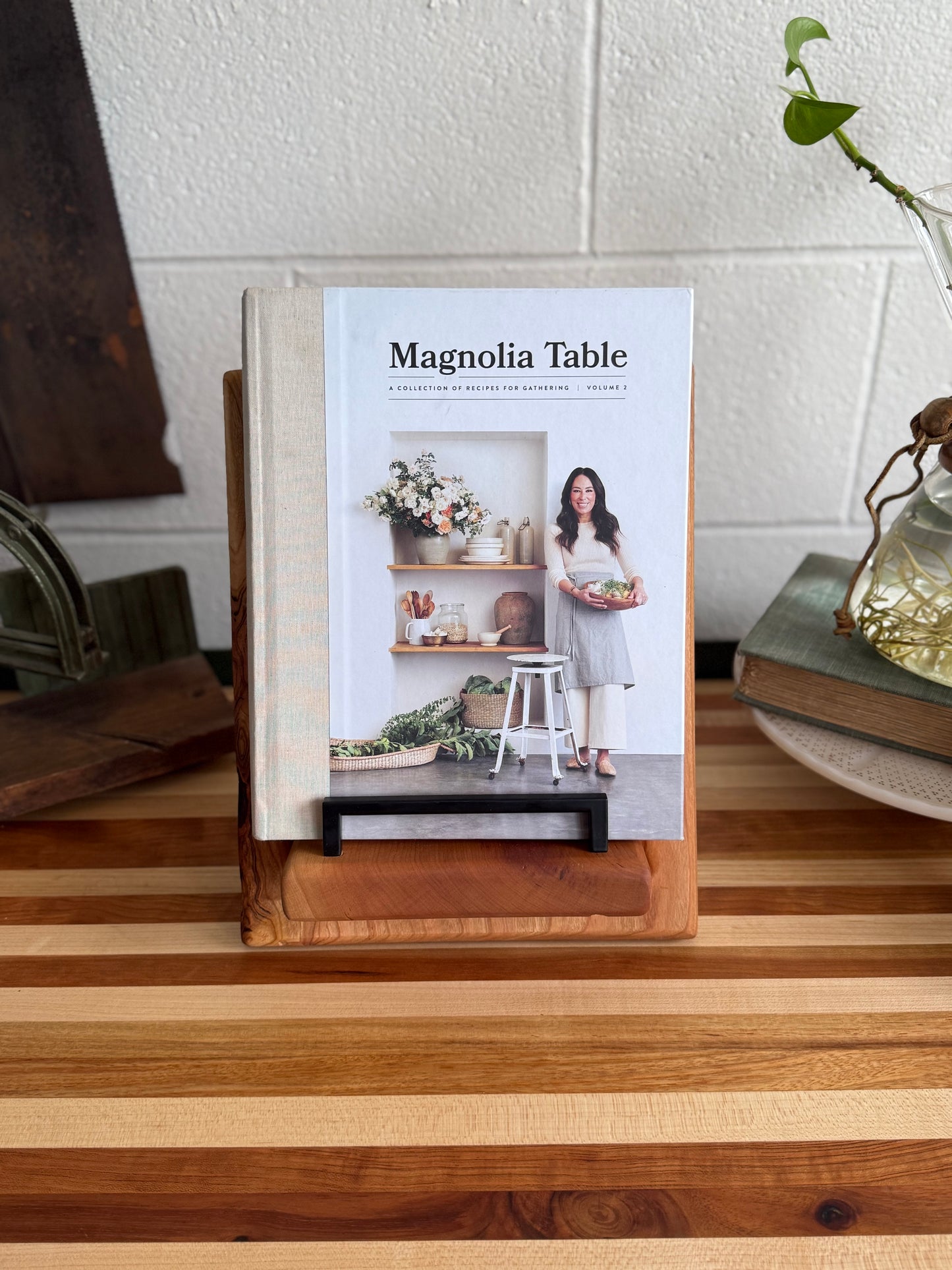Cookbook Holder - Rustic Cherry
