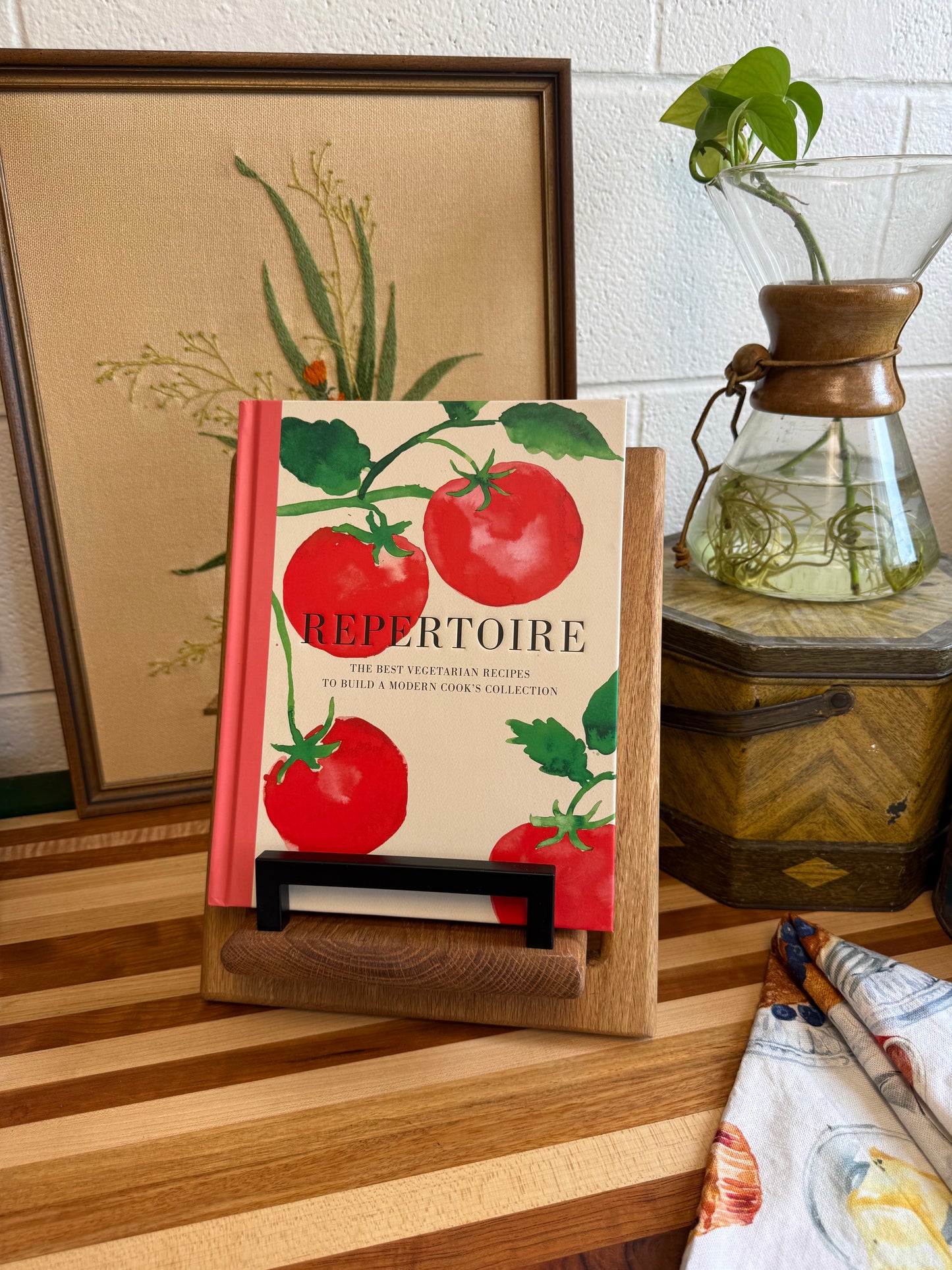 Cookbook Holder - White Oak