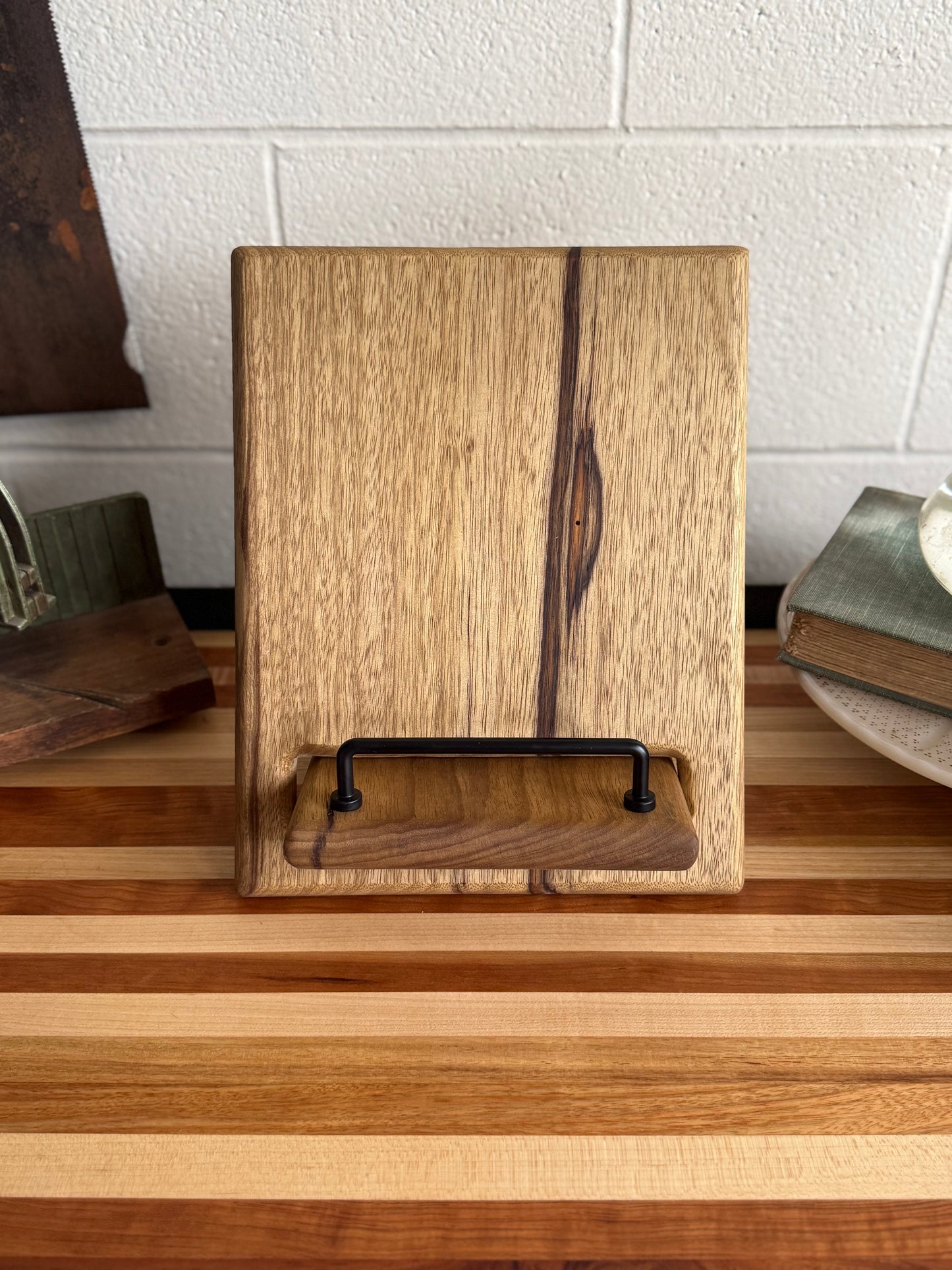 Cookbook Holder - Black Limba