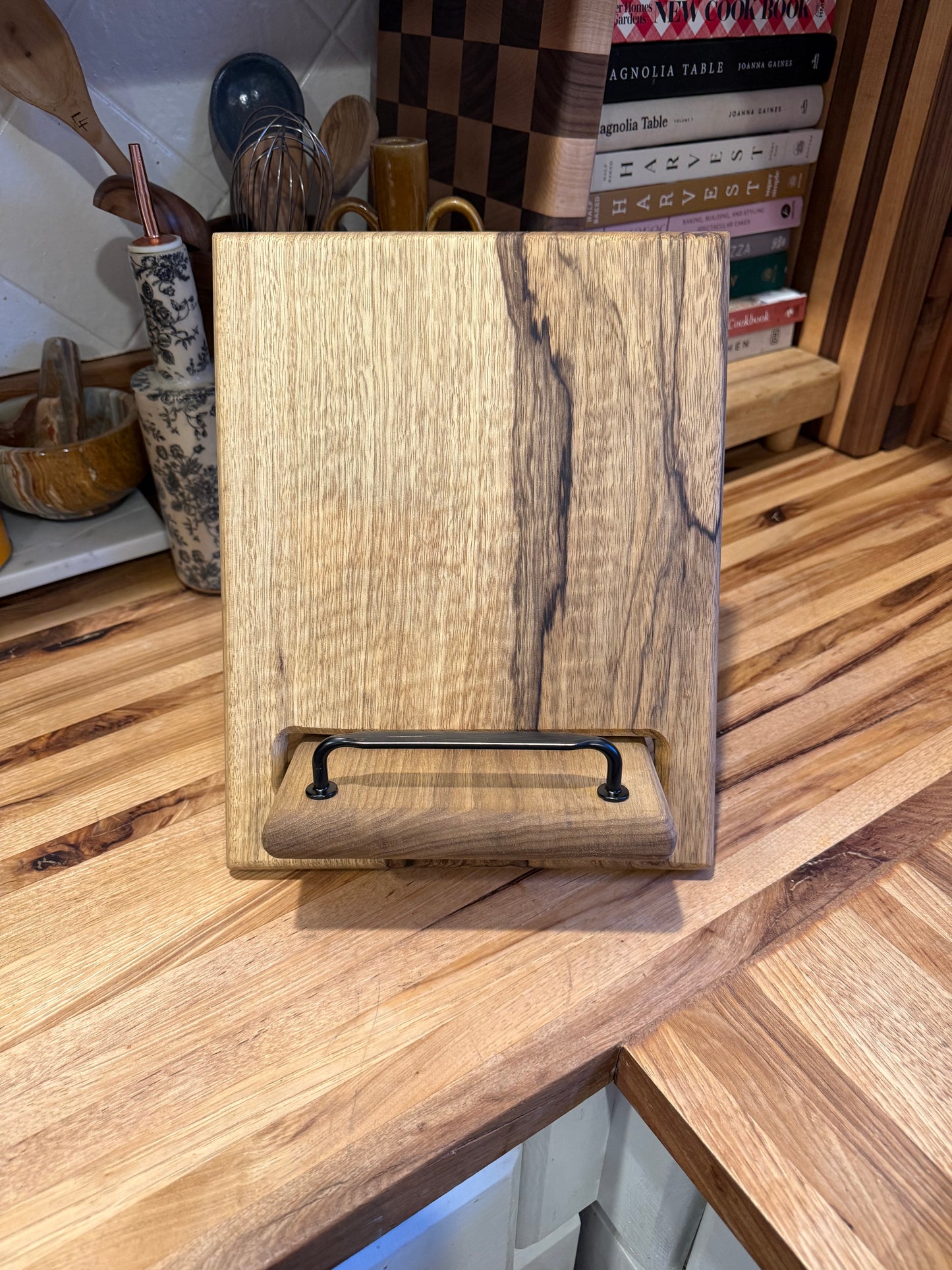 Black Limba Cookbook Holder