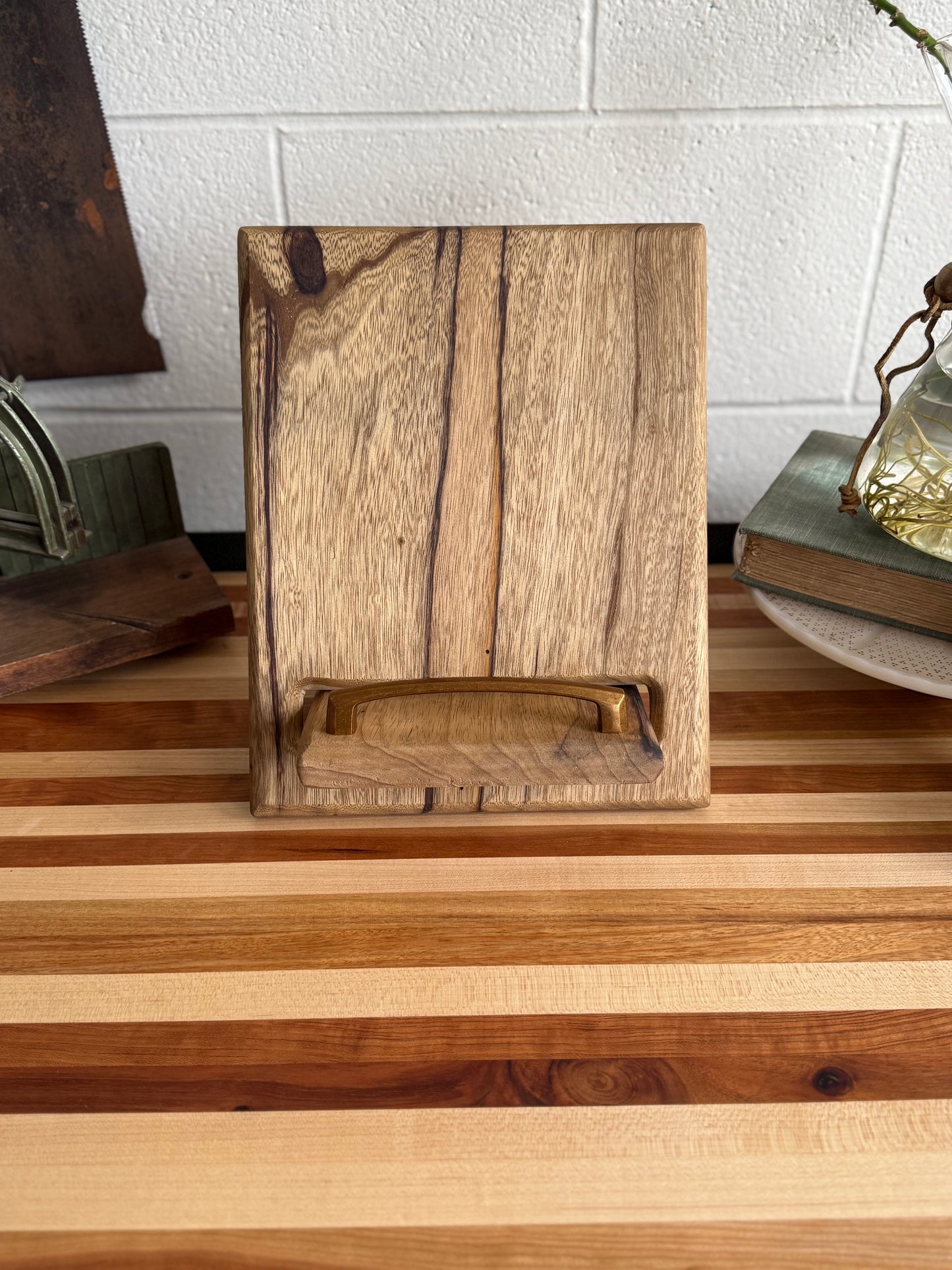 Cookbook Holder - Black Limba