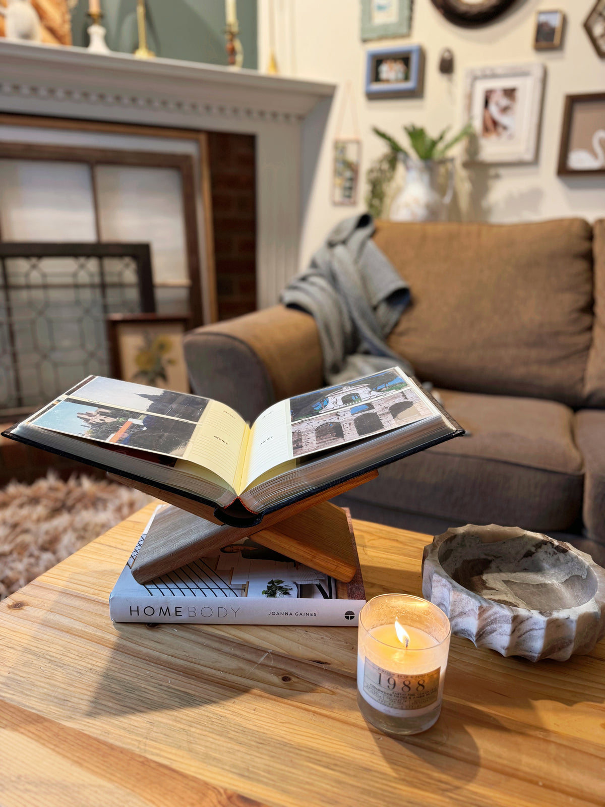 Coffee Table Book Holder
