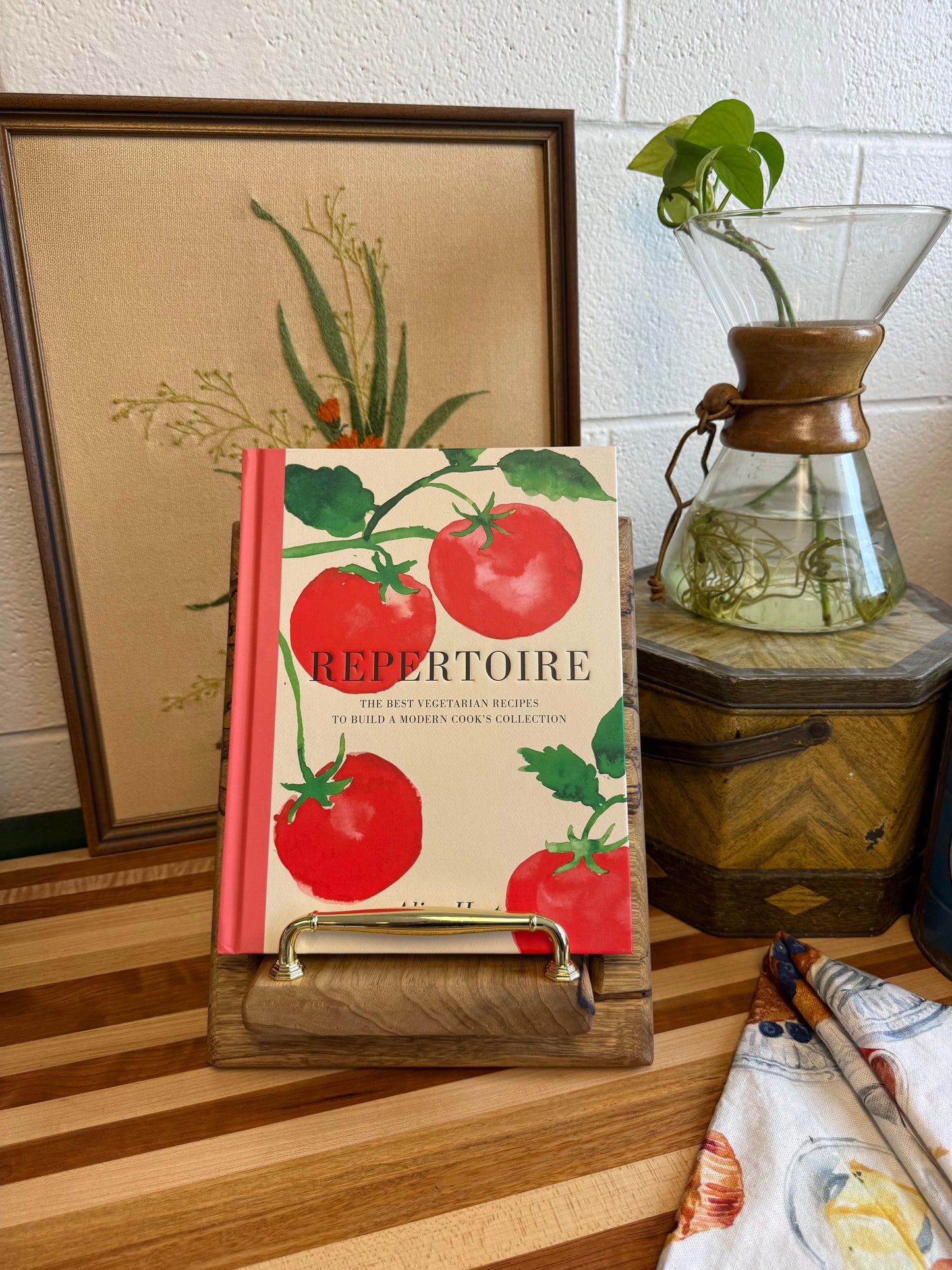 Cookbook Holder - Black Limba