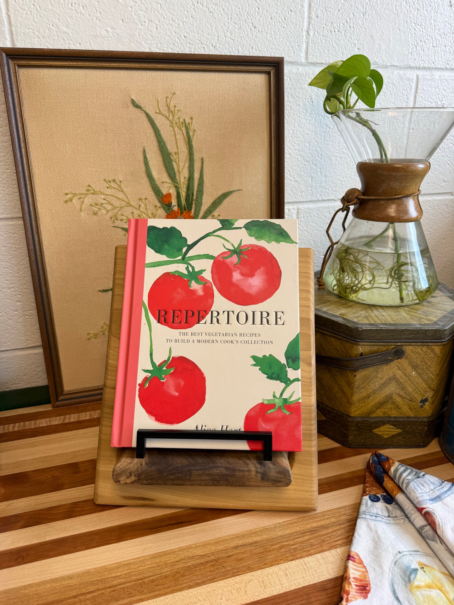 Cookbook Holder - Rainbow Poplar
