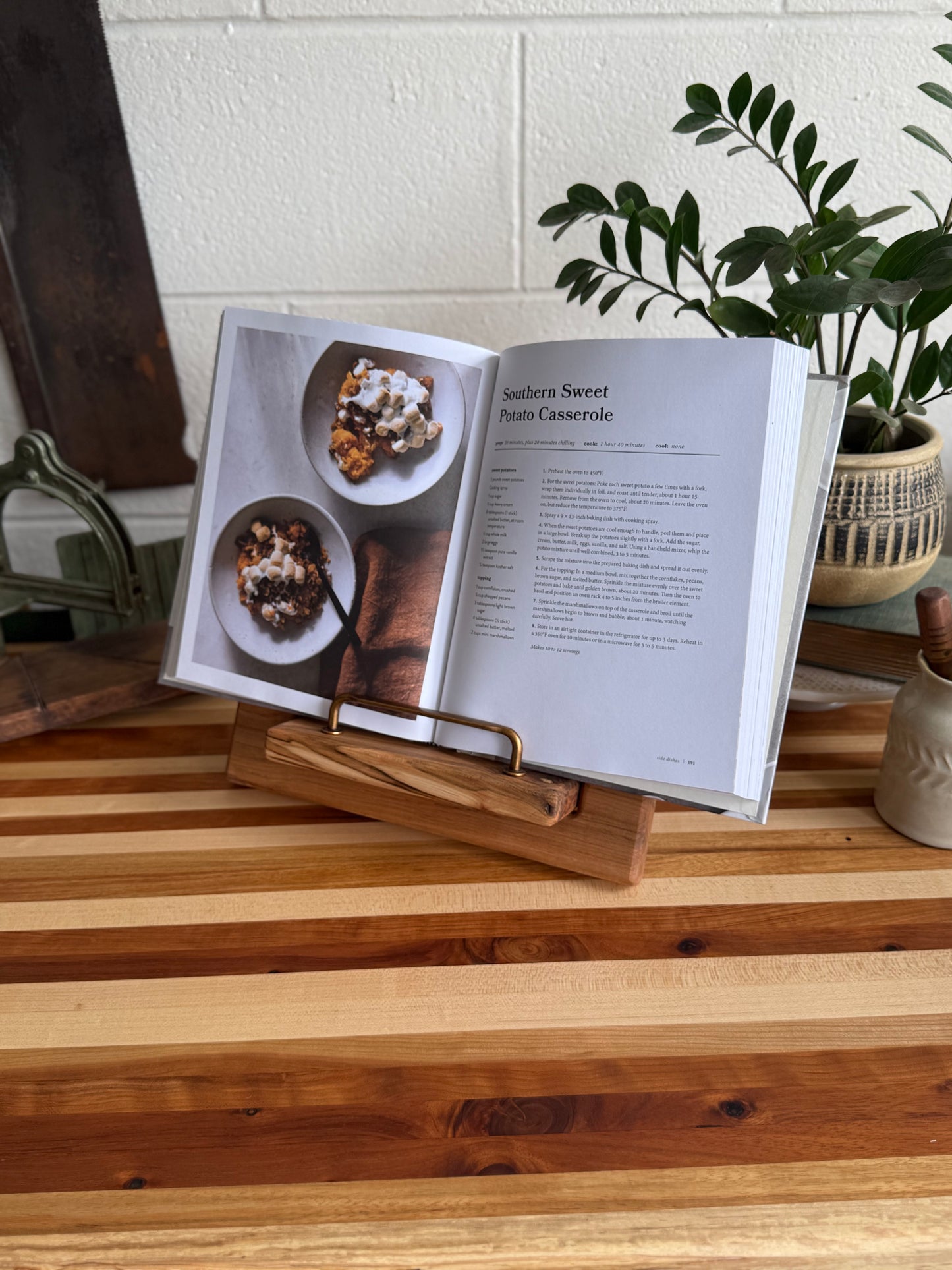 Cookbook Holder - Birdseye Maple