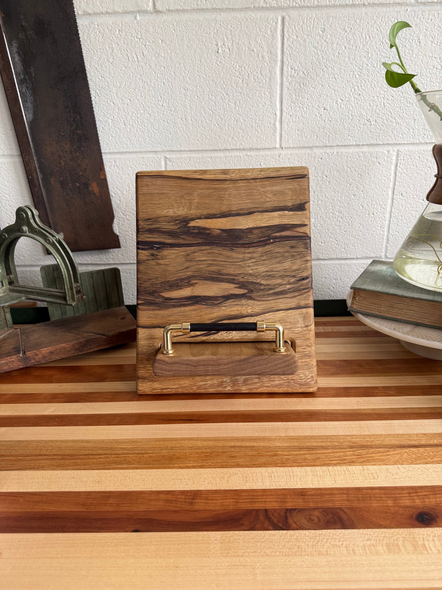 Cookbook Holder - Black Limba