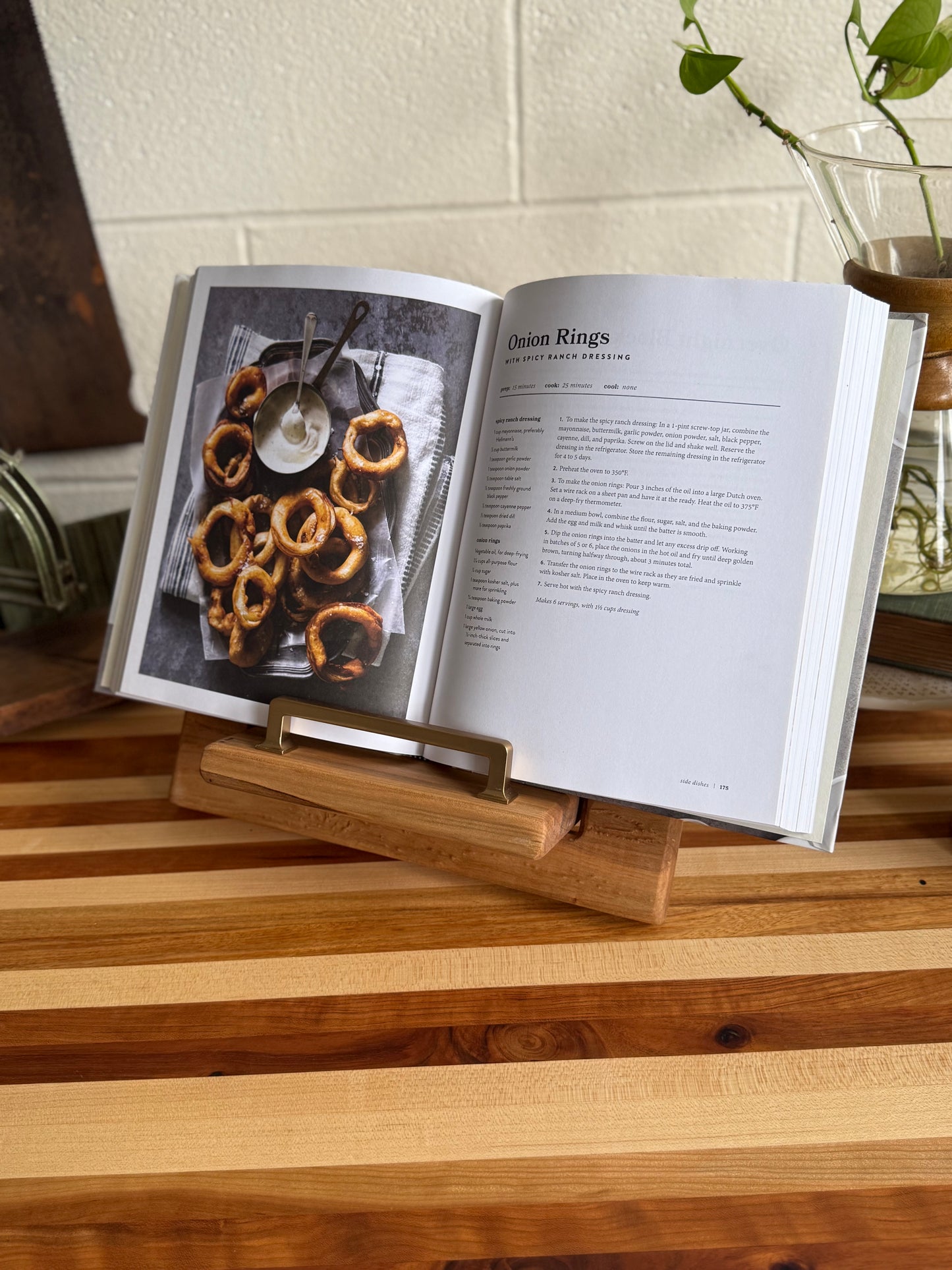 Cookbook Holder - Birdseye Maple