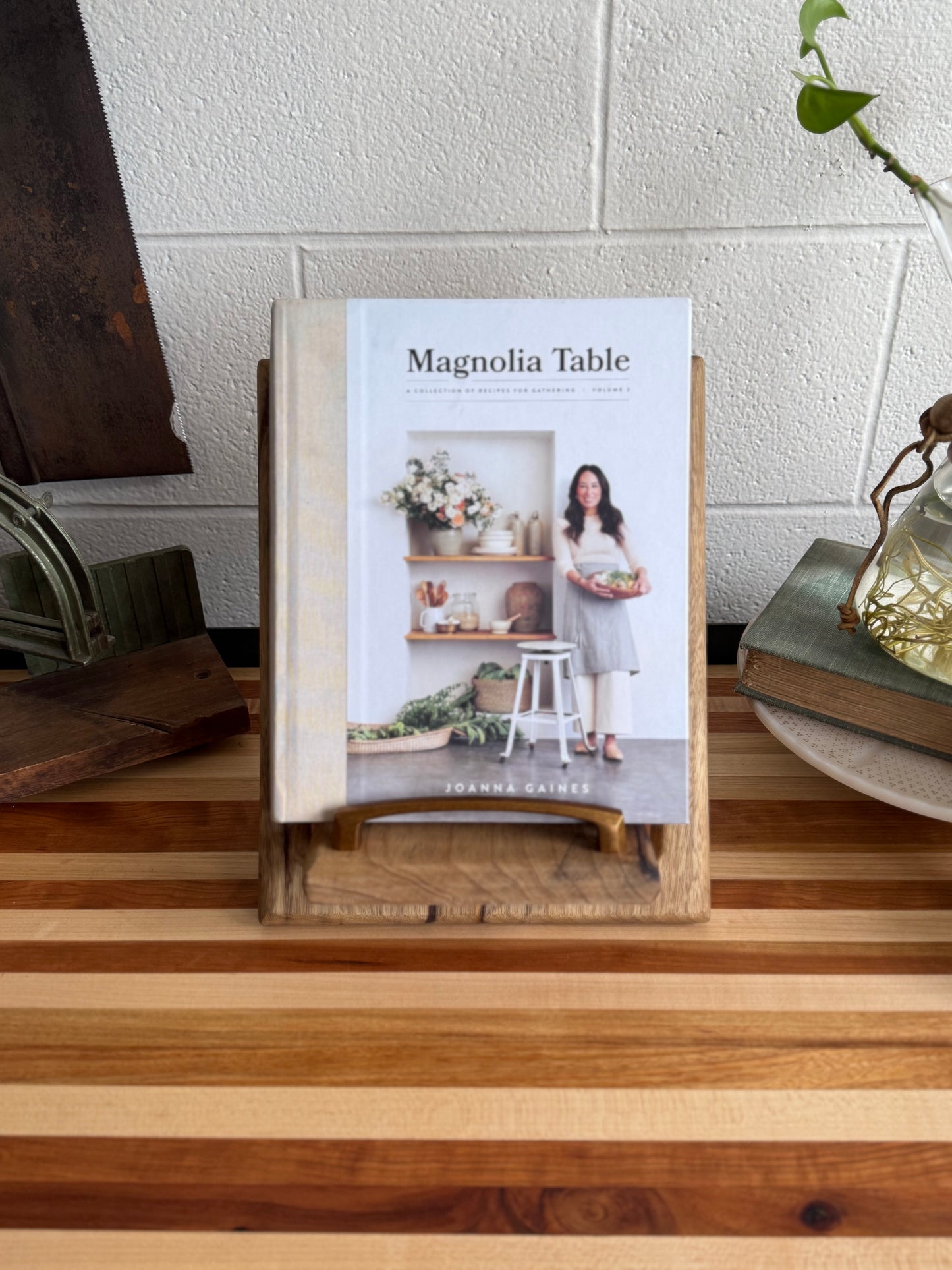 Cookbook Holder - Black Limba