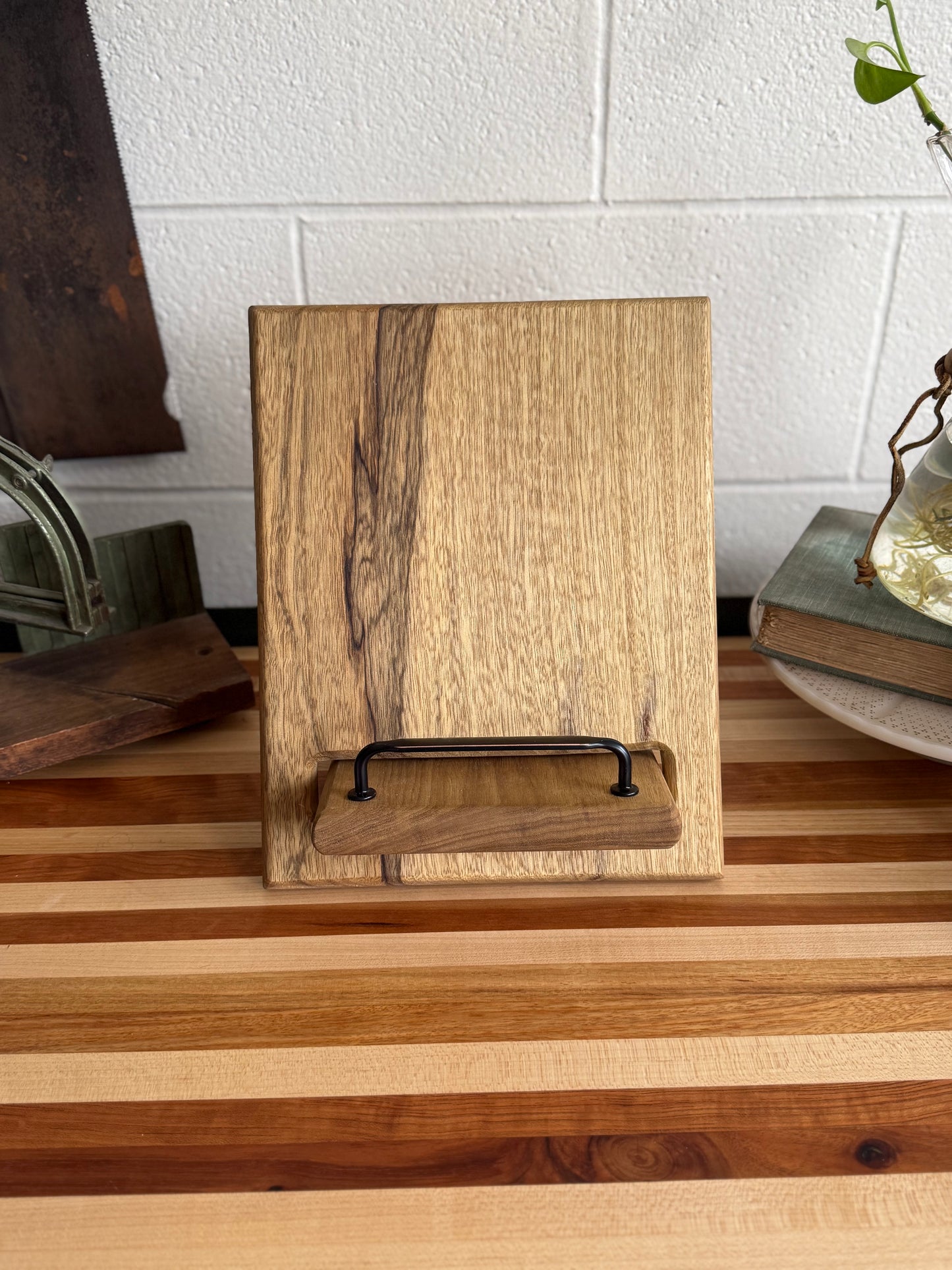 Cookbook Holder - Black Limba