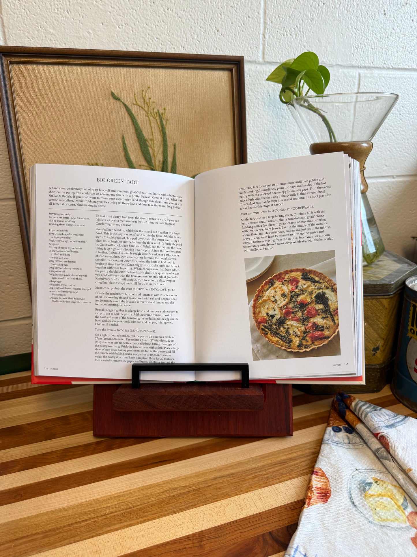Cookbook Holder - Bloodwood