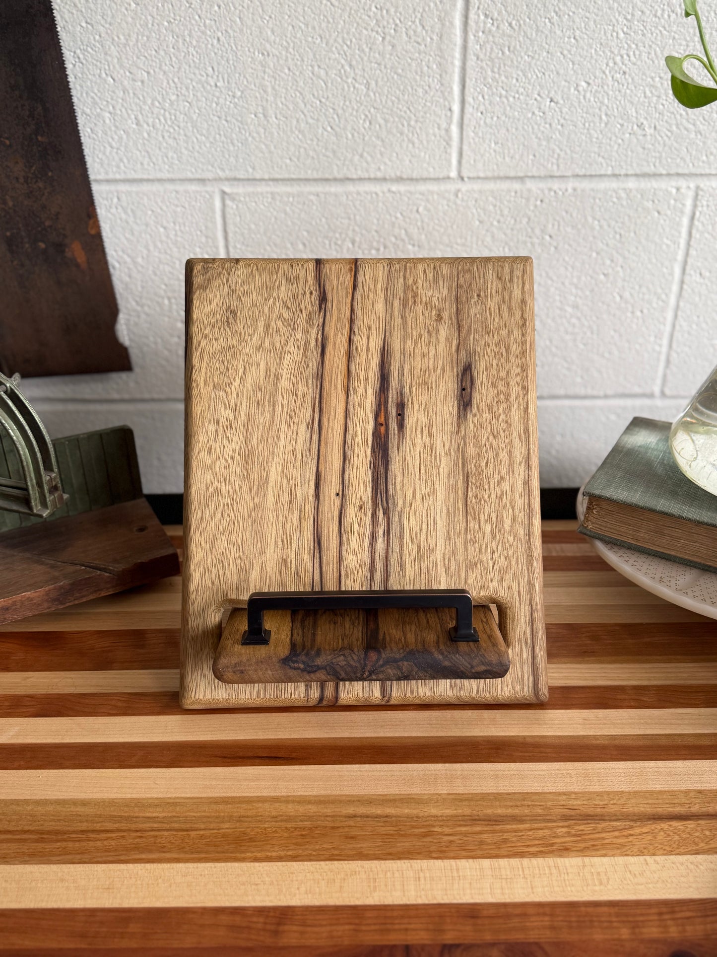 Cookbook Holder - Black Limba